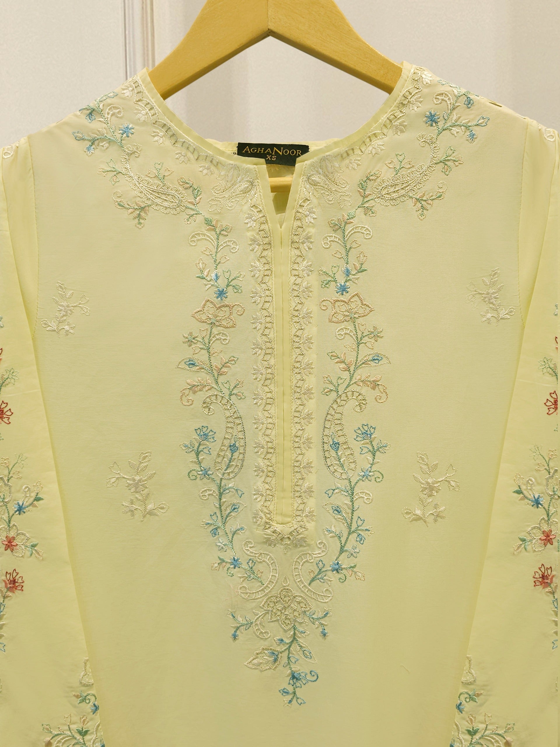 2 Piece - Embroidered Cambric Suit S115126