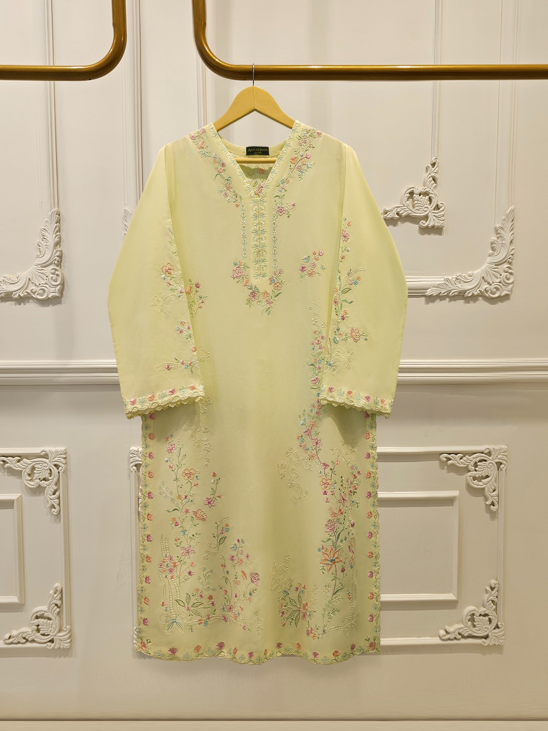 2 Piece - Embroidered Cambric Suit S115145