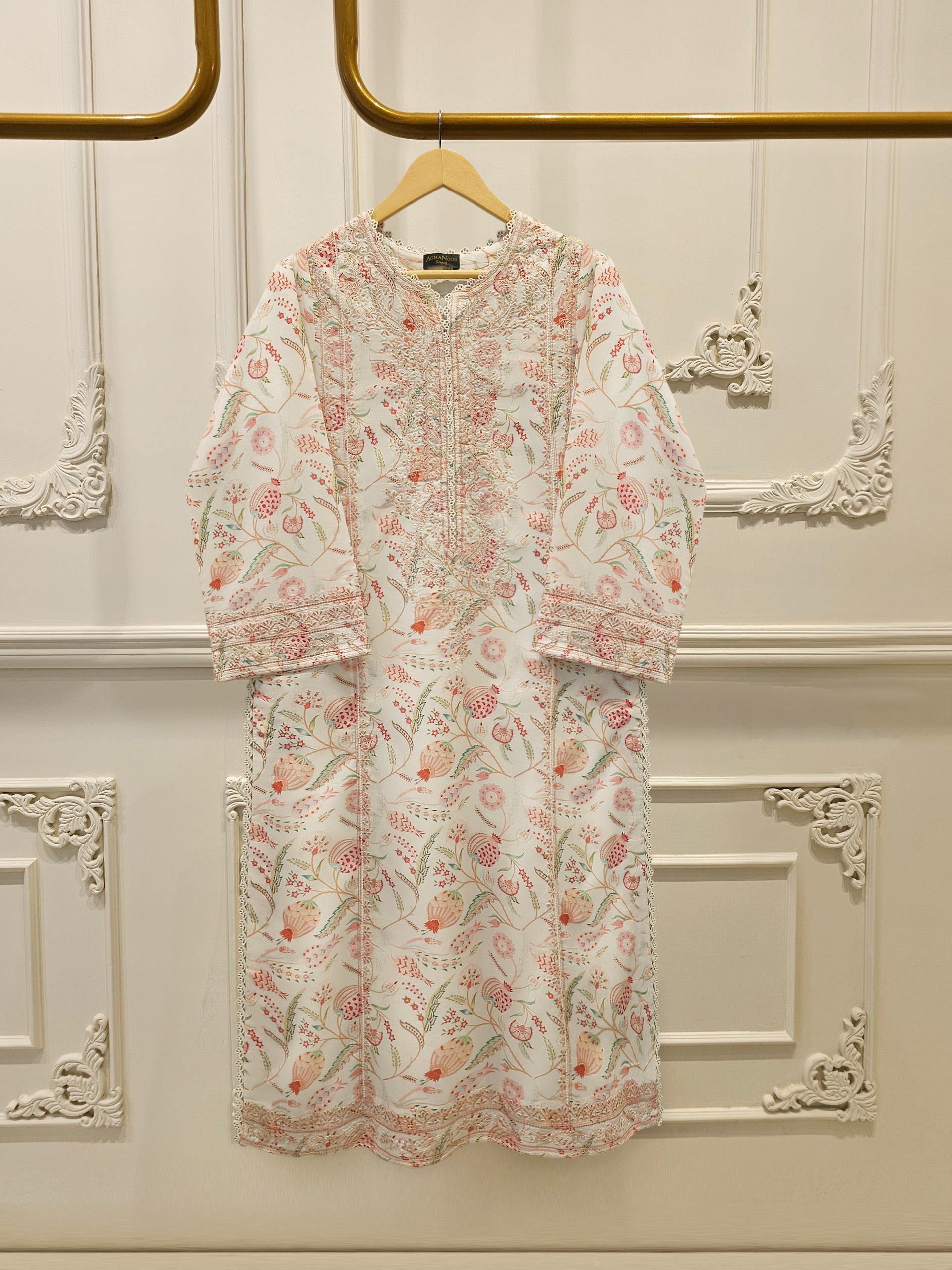 2 Piece Digital Printed Embroidered Lawn Suit S115174