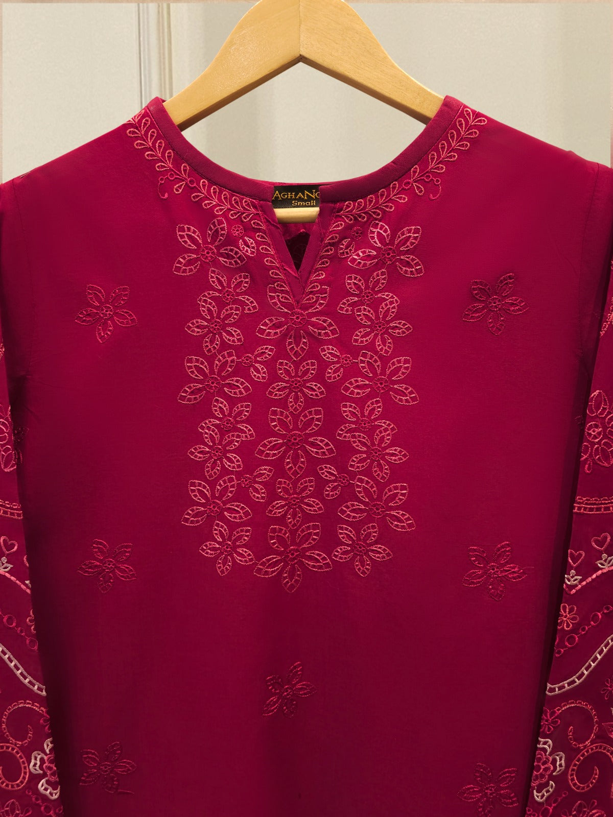 2 Piece - Embroidered Cambric Suit WS00405