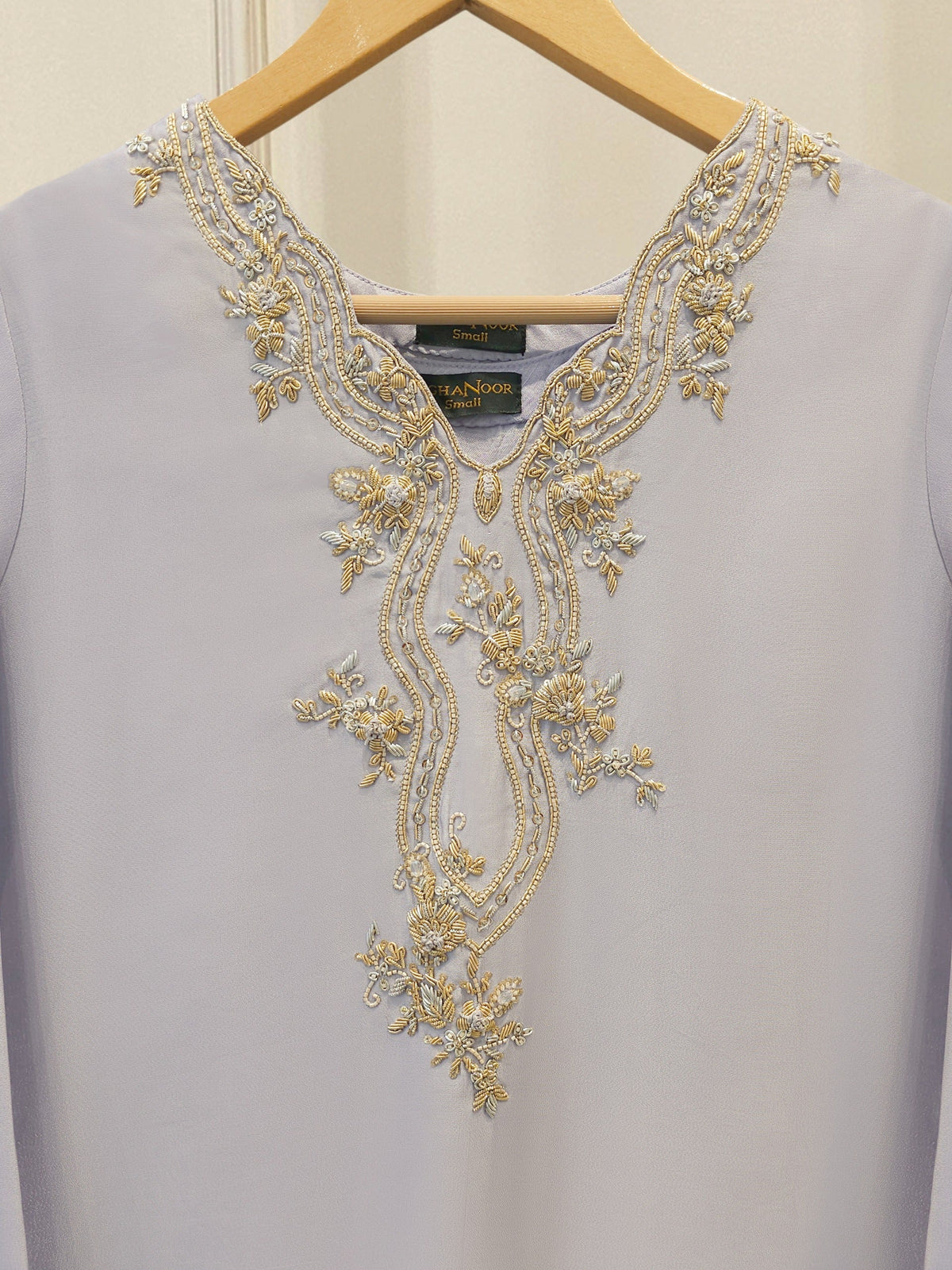 2 Piece- Pure Sheesha Silk Embroidered Suit S115614