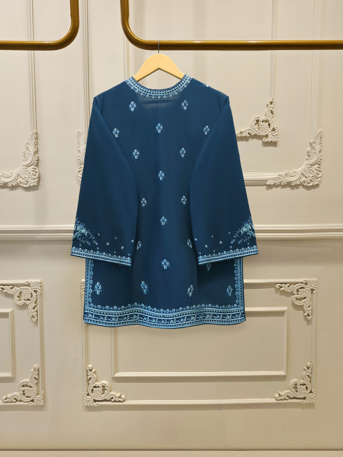 2 Piece - Embroidered Cambric Suit S115589