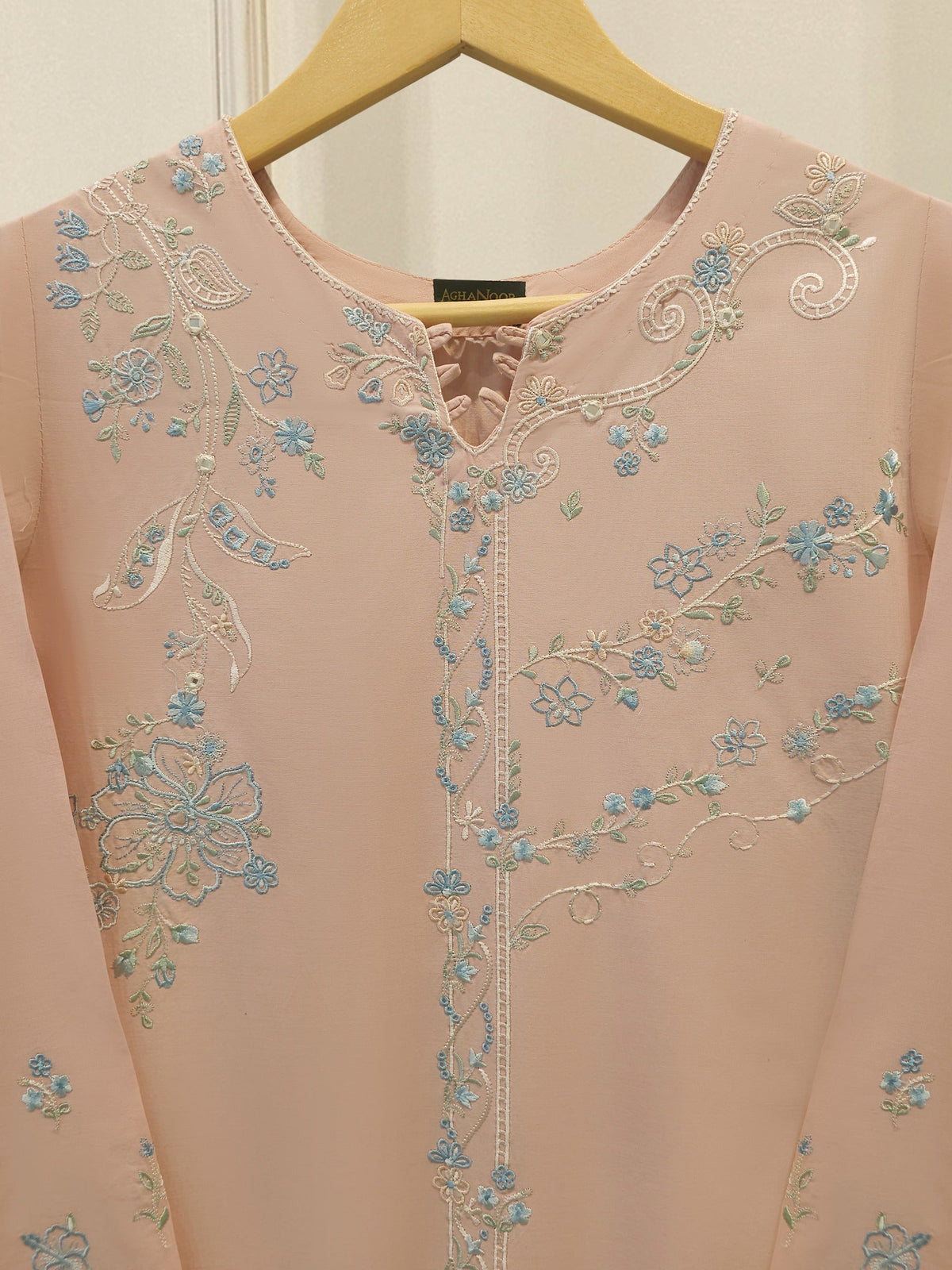 2 Piece - Embroidered Cambric Suit S115613