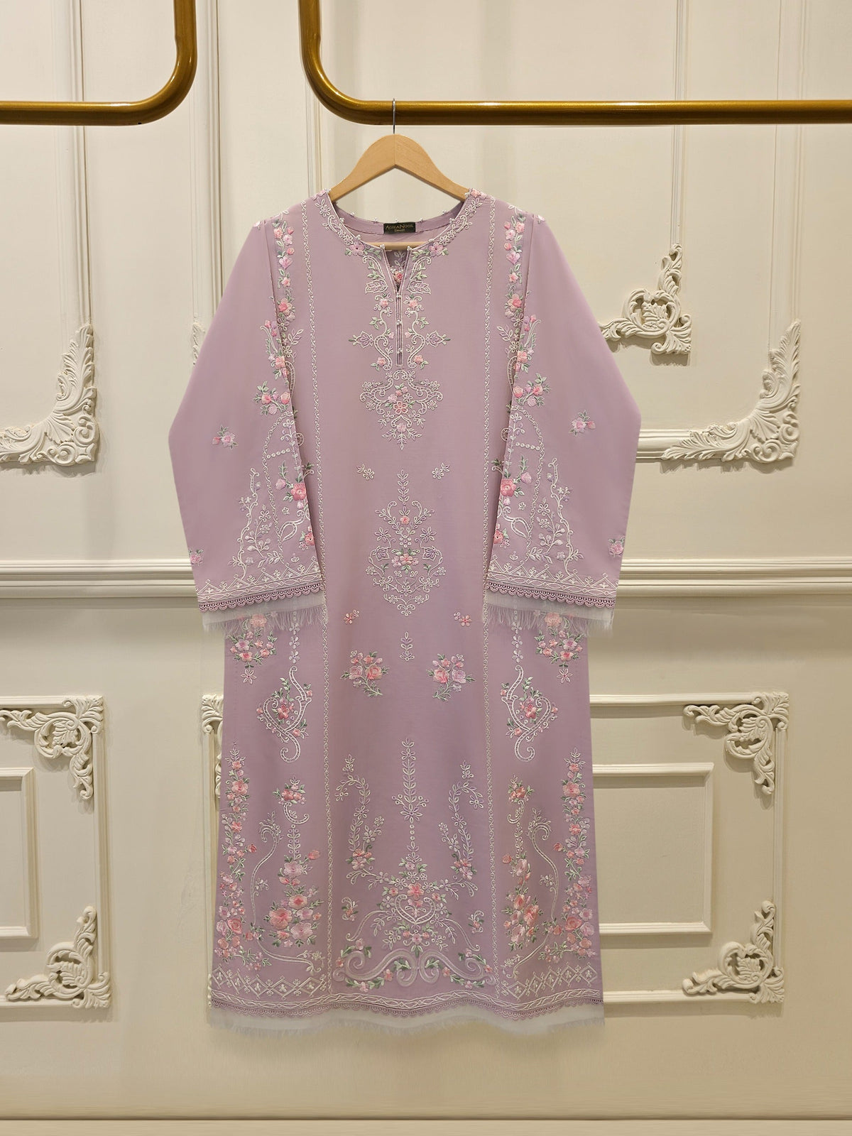 2 Piece - Embroidered Cambric Suit S115588