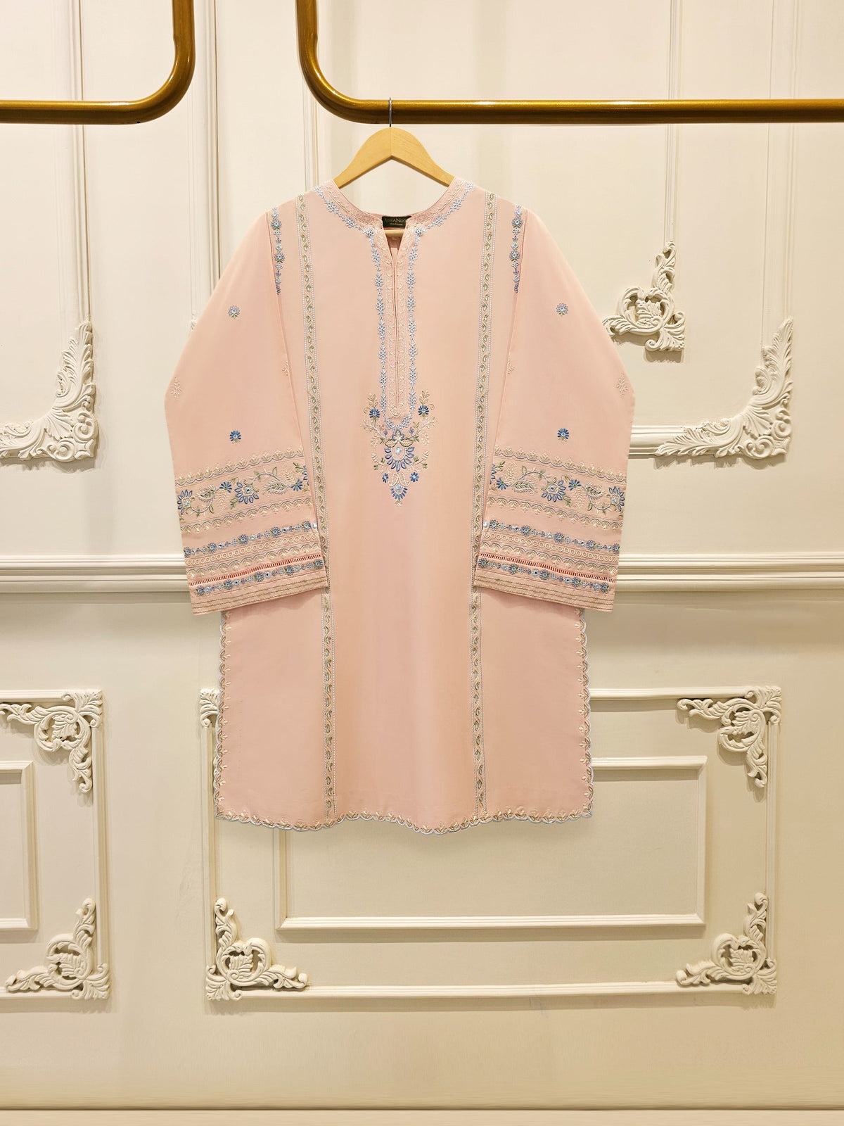 2 Piece - Embroidered Cambric Suit S115678