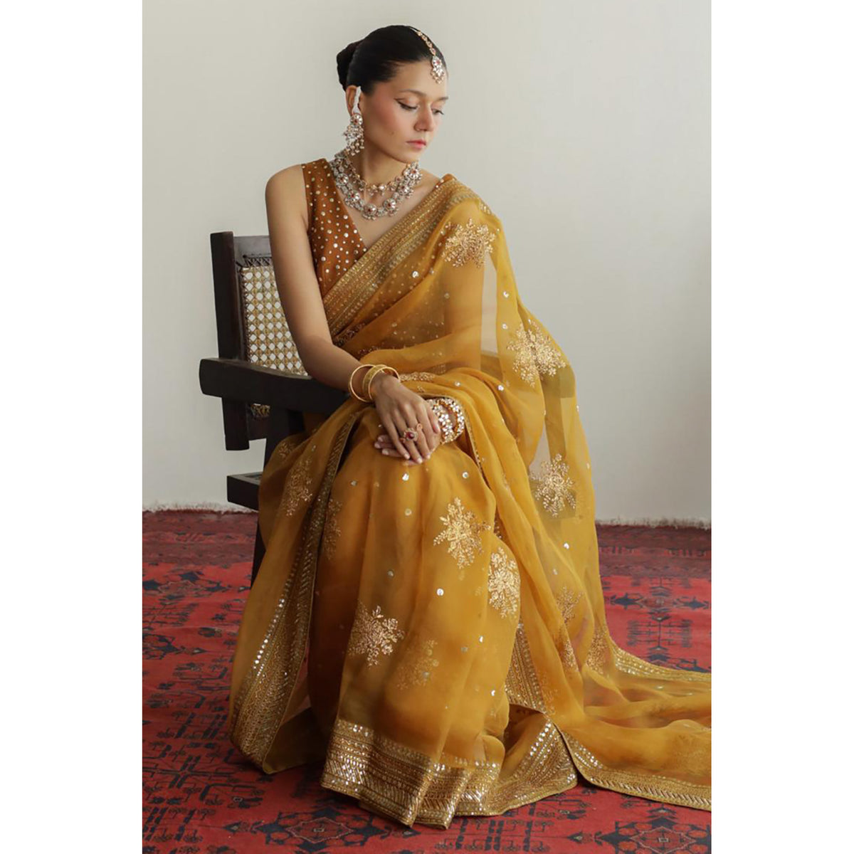 Honey Gold Saree