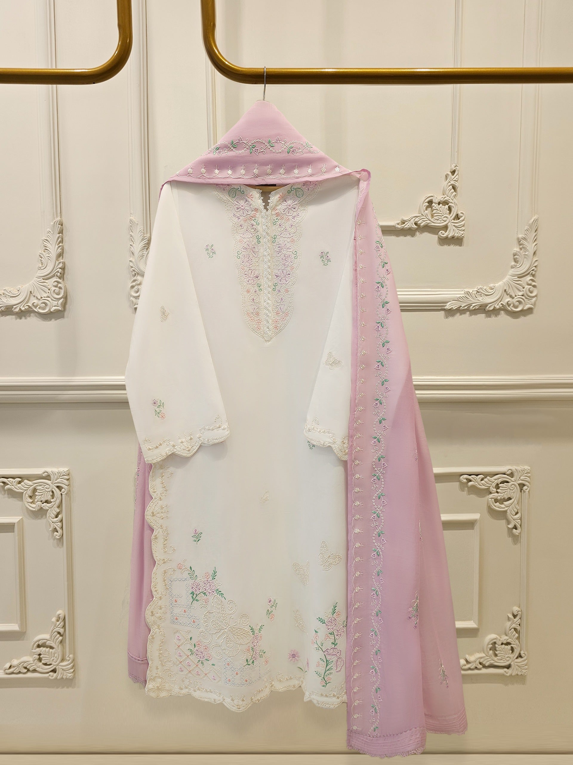 2 Piece - Embroidered Lawn Suit S112054