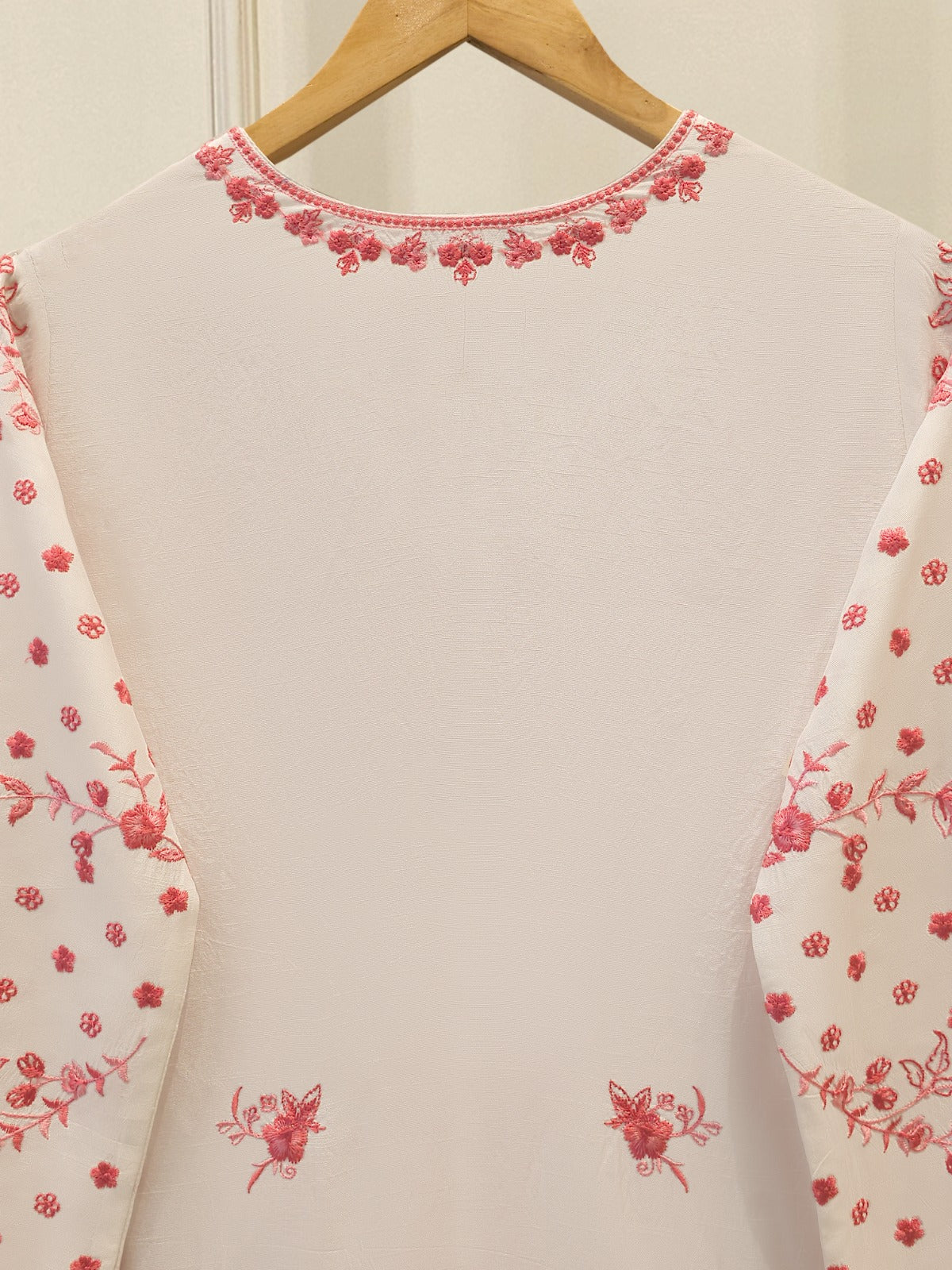 2 Piece-  Korean Silk Embroidered Suit S112090
