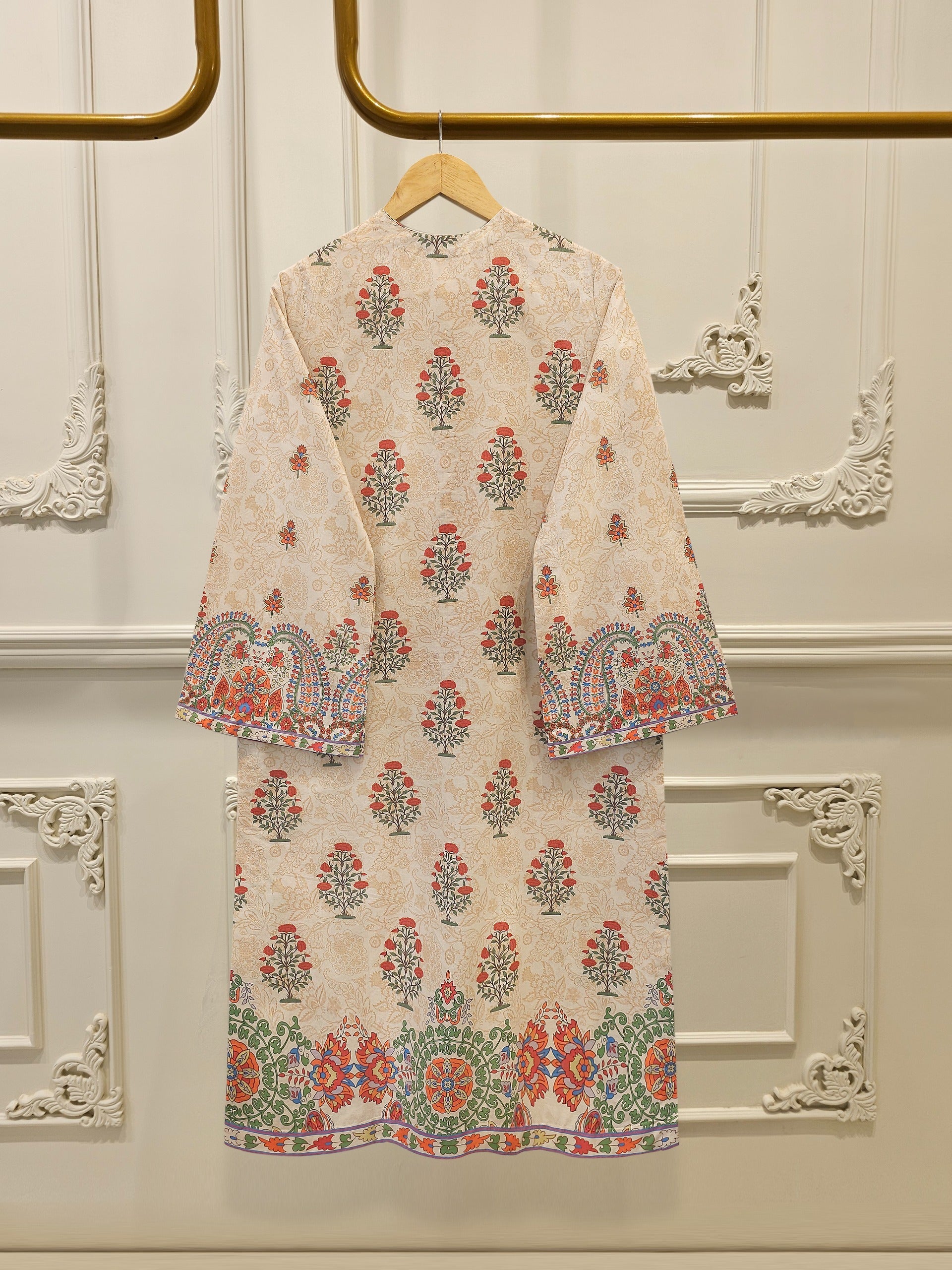 3 Piece - Digital Printed Embroidered Lawn Suit S112097
