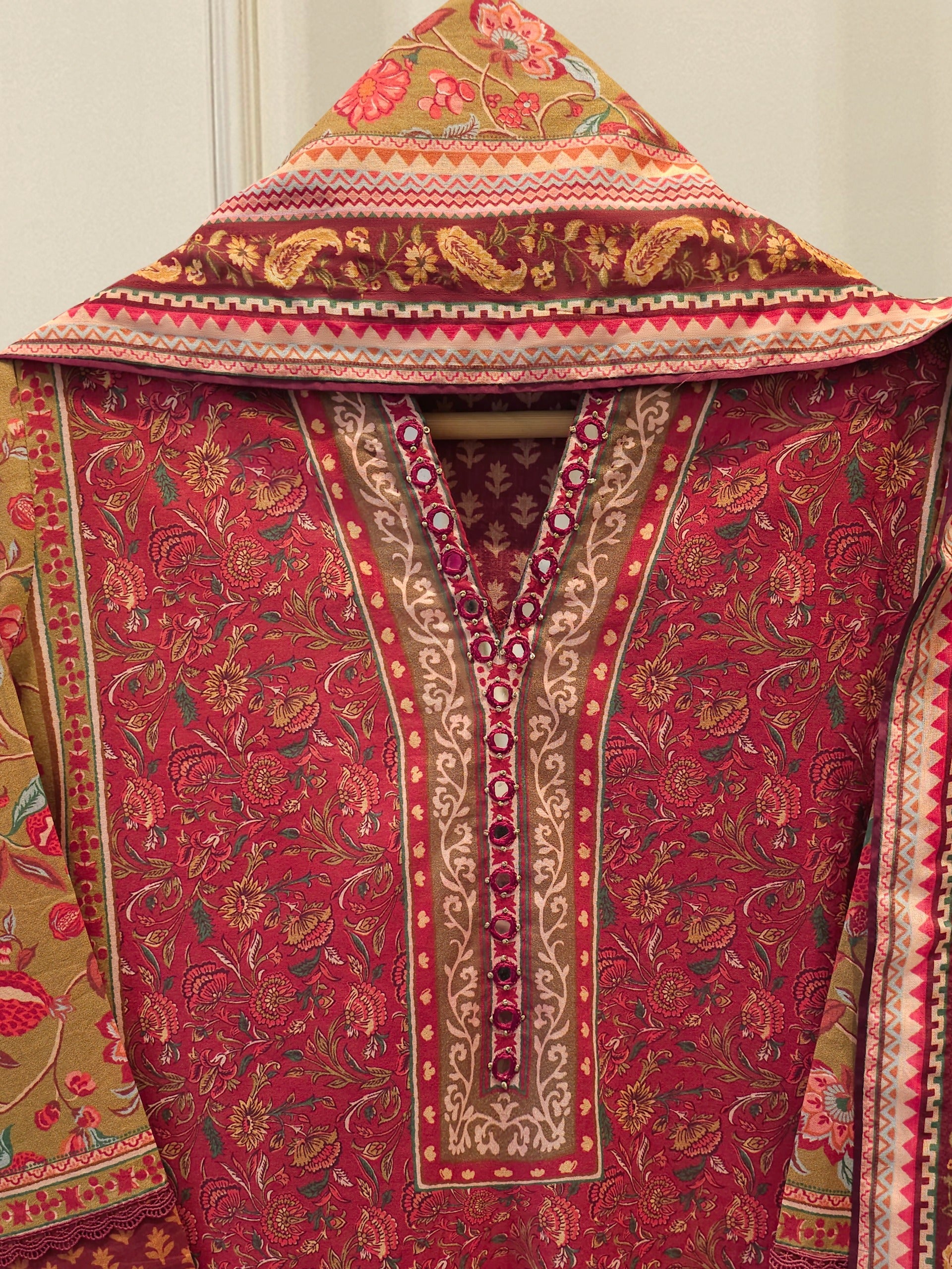 3 Piece - Digital Printed Lawn Suit S112092