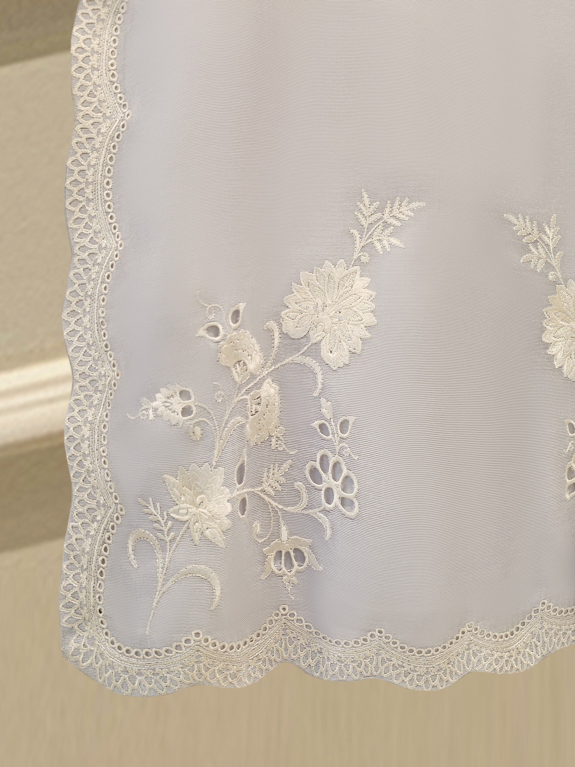 3 Piece - Pure Embroidered Cotton Net Suit S112081