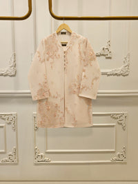 2 Piece - Pure Embroidered Cotton Net Suit S112174