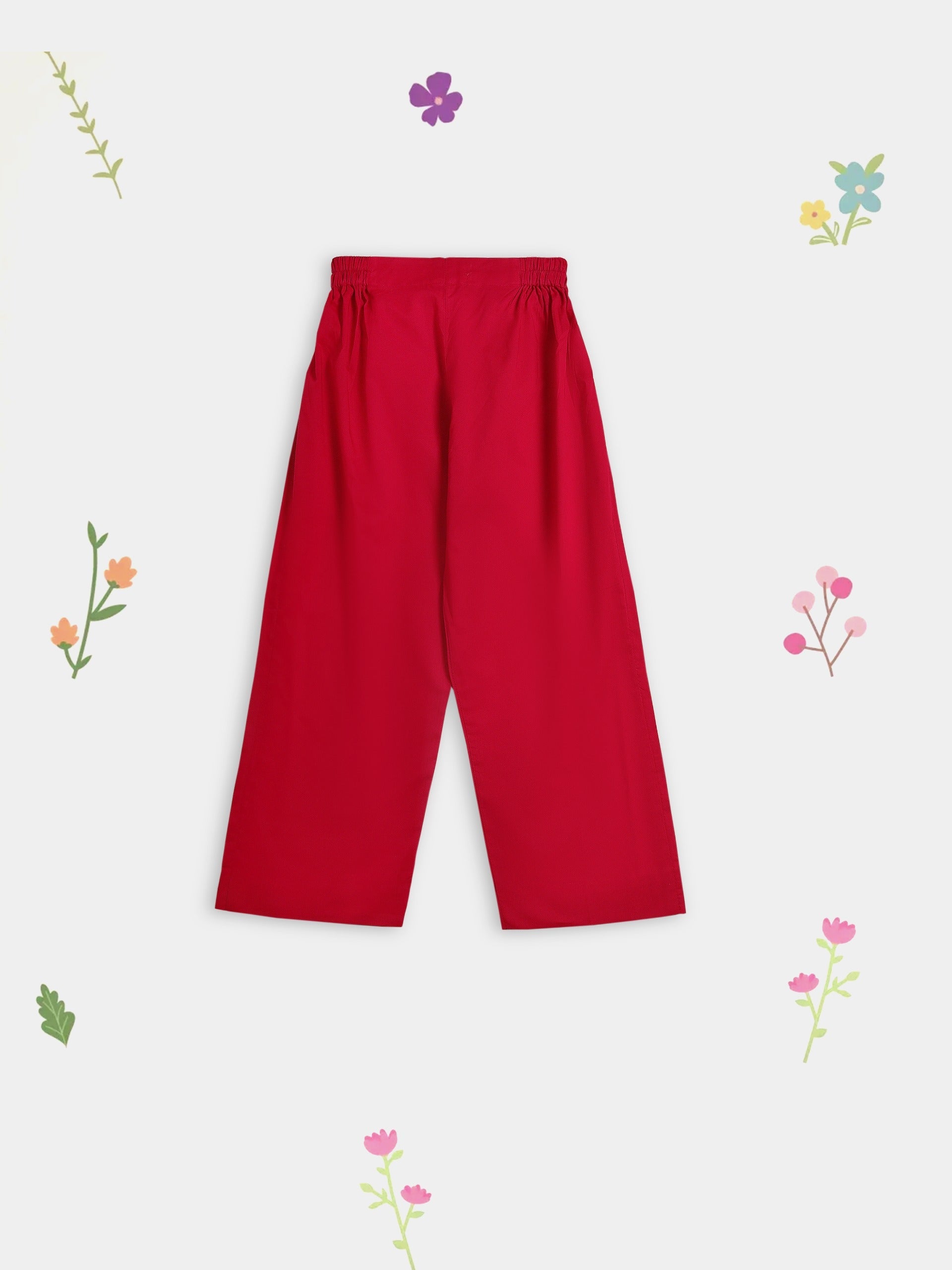 (Kids) 2 Piece - Embroidered Lawn Suit FKD-087