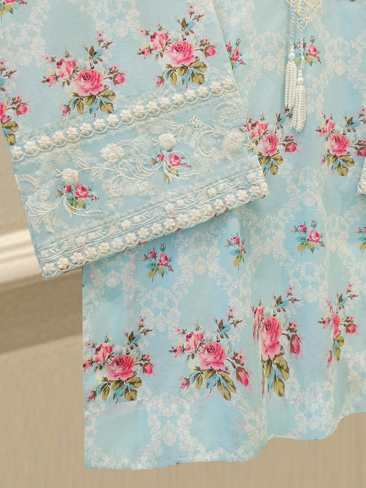 2 Piece - Digital Printed Embroidered Lawn Suit S112307