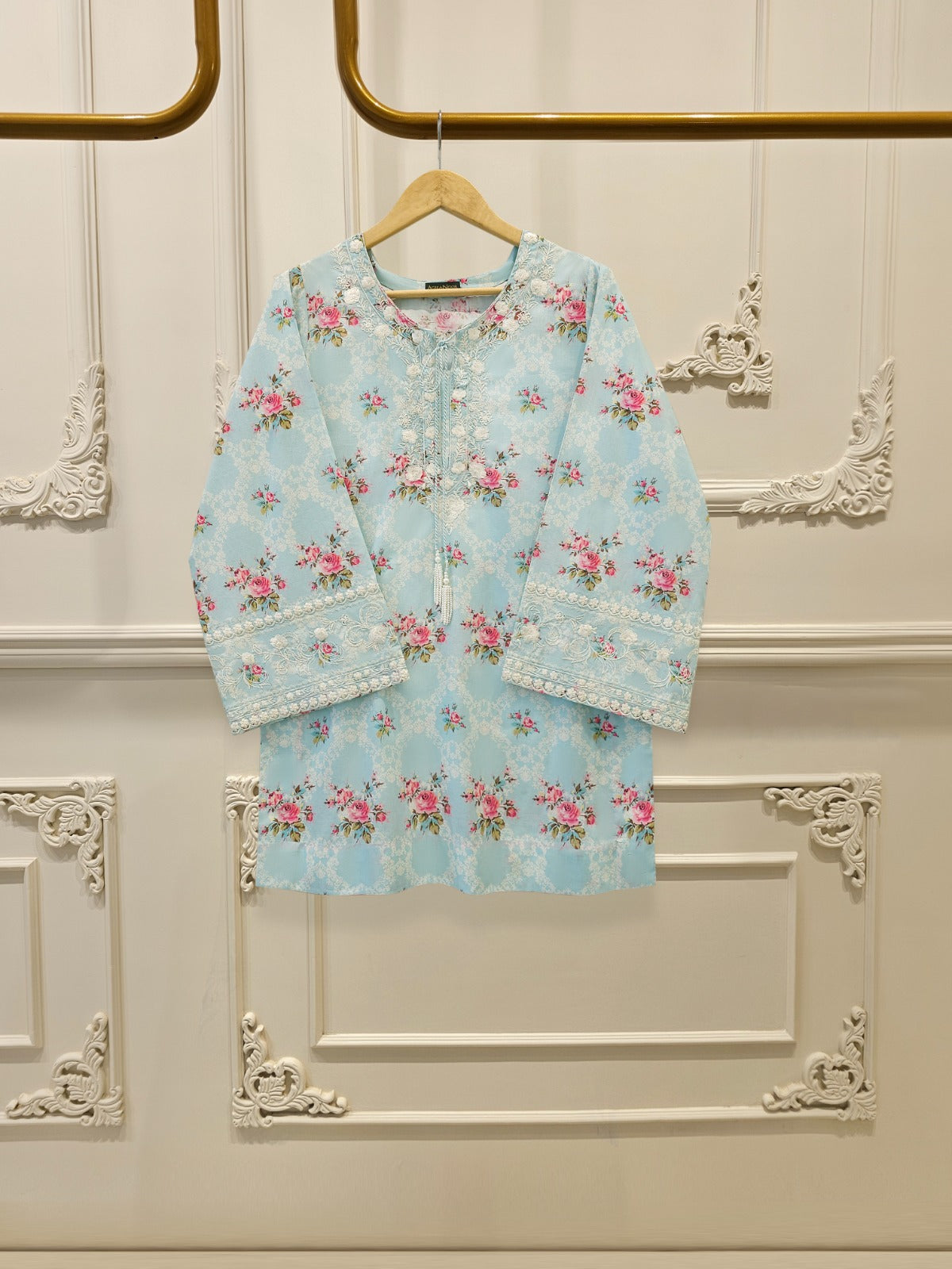 2 Piece - Digital Printed Embroidered Lawn Suit S112307
