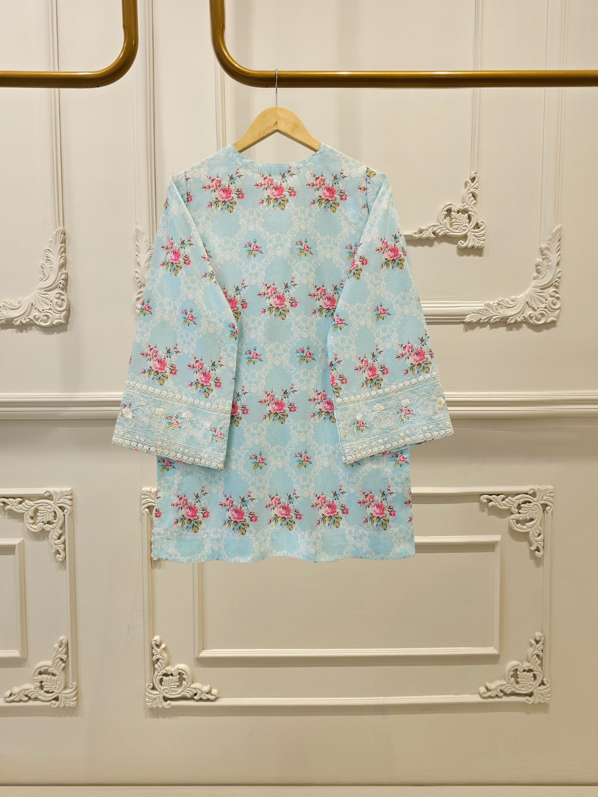 2 Piece - Digital Printed Embroidered Lawn Suit S112307