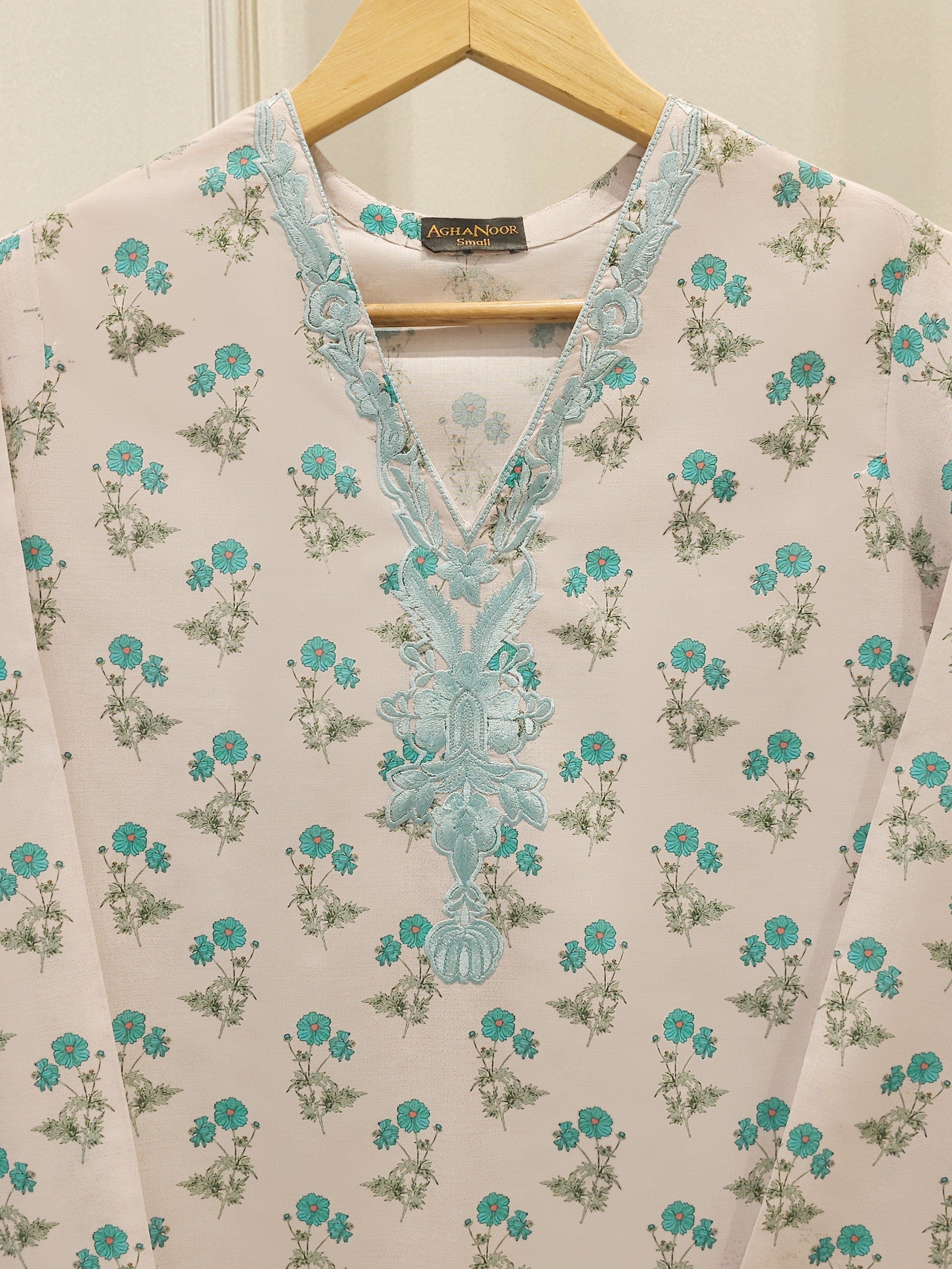 2 Piece - Digital Printed Embroidered Lawn Suit S112321