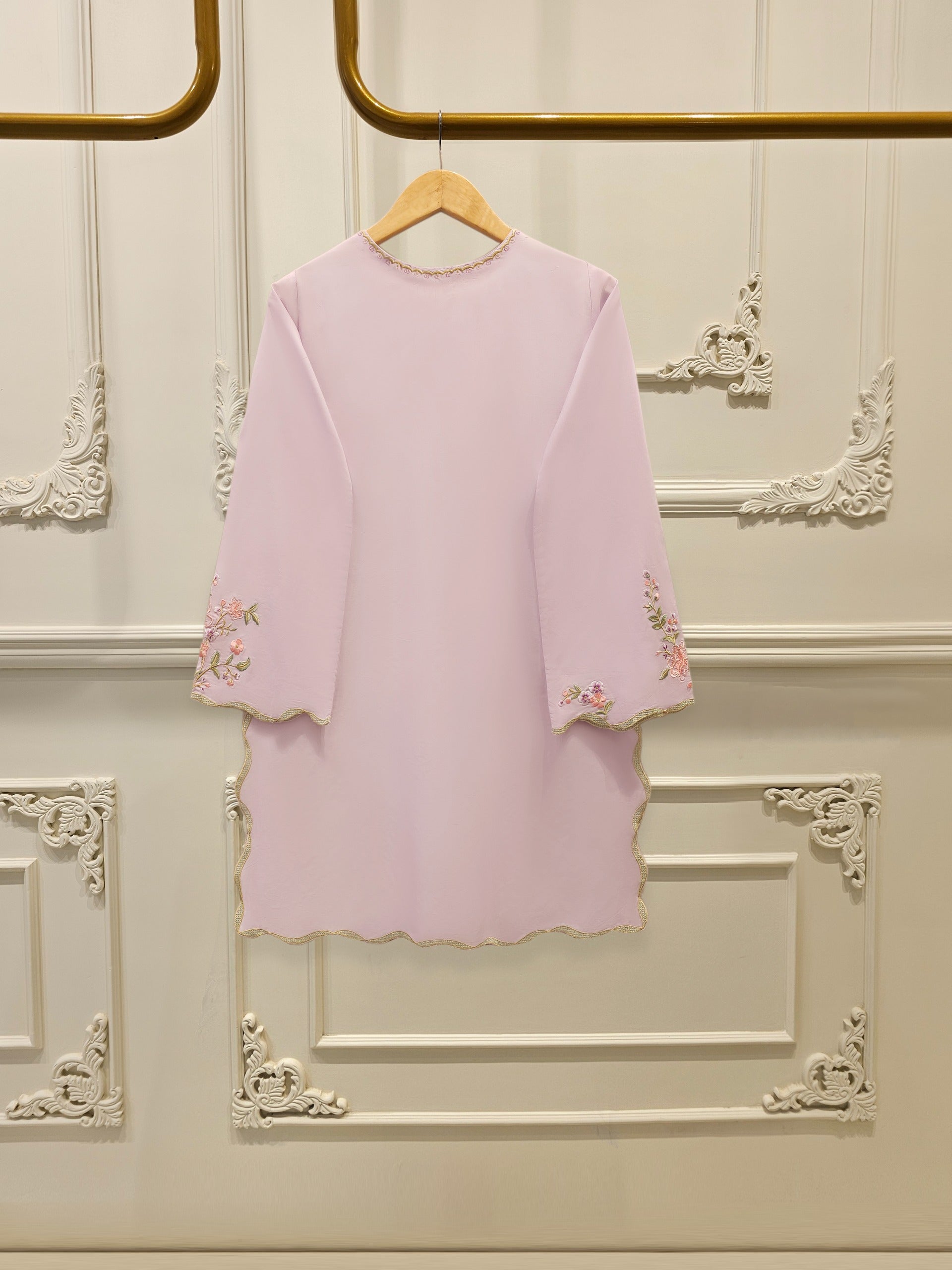 2 Piece - Embroidered Cambric Suit S112335