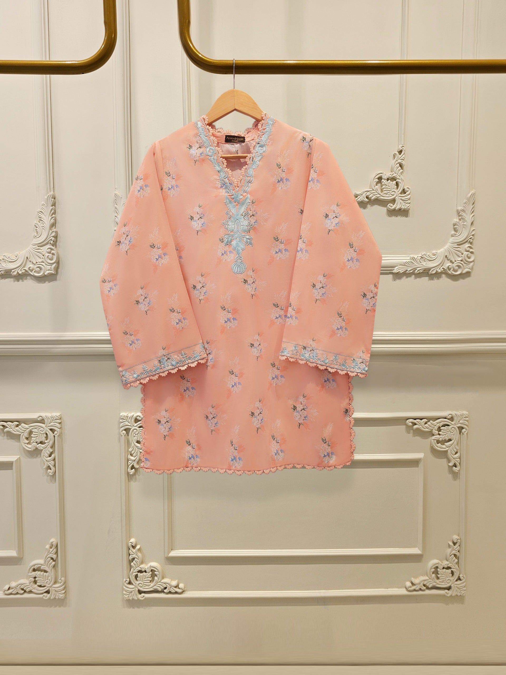 Digital Printed Embroidered Lawn Shirt S112362