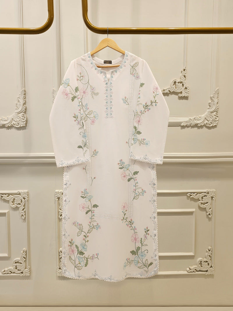 2 Piece - Embroidered Cambric Suit S114505