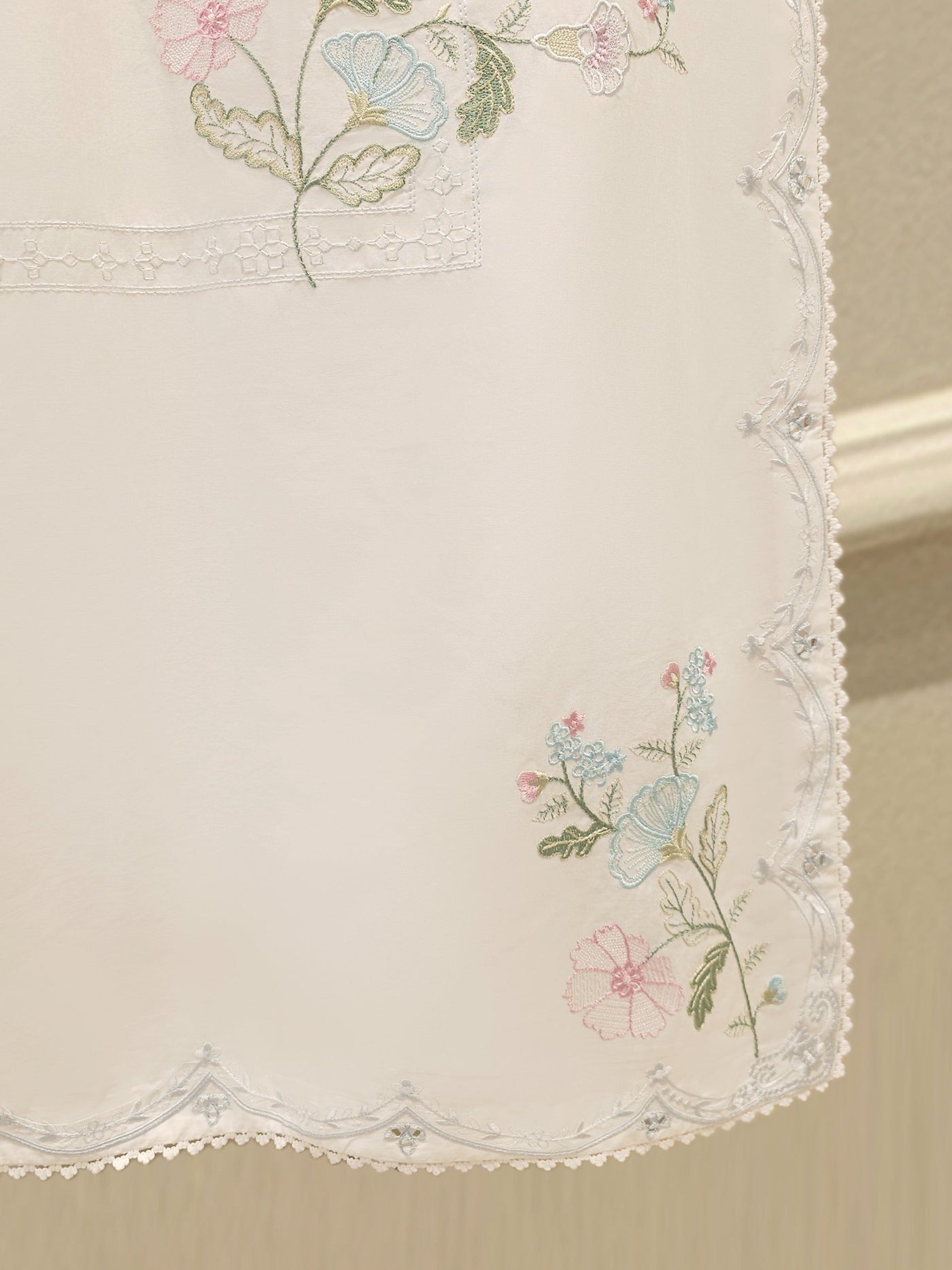 2 Piece - Embroidered Cambric Suit S112337