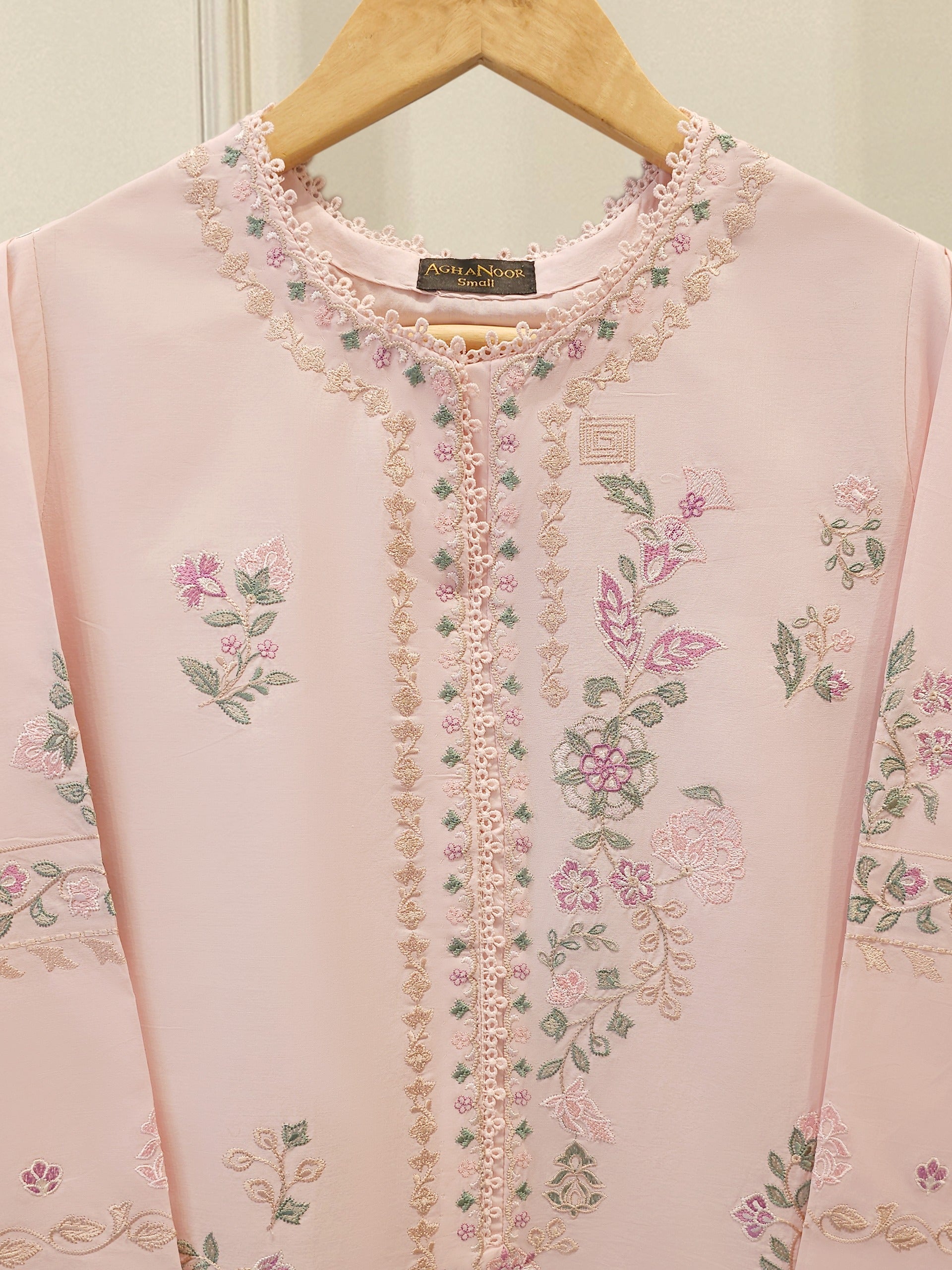 2 Piece - Embroidered Cambric Suit S112387