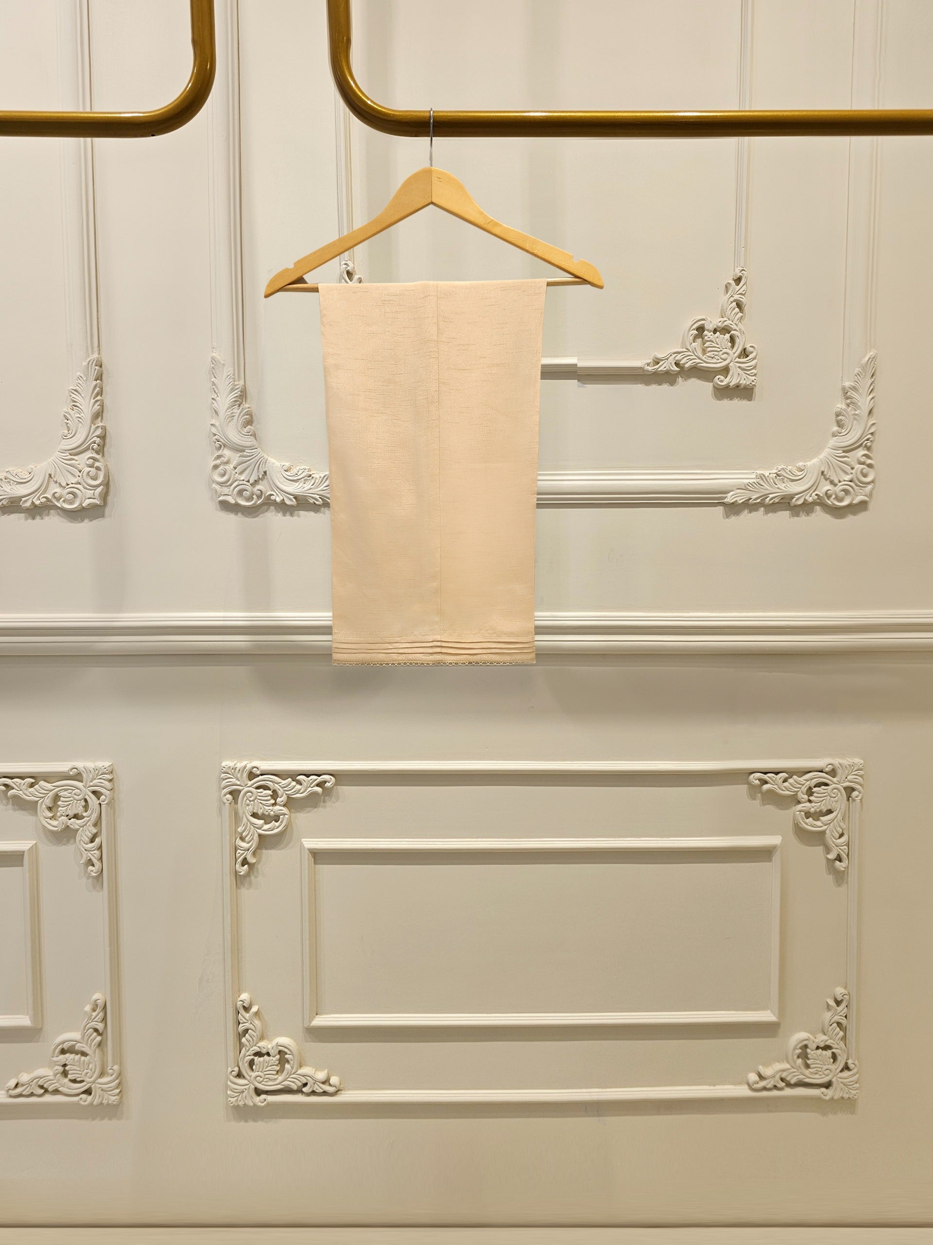 3 Piece - Pure Embroidered Cotton Net Suit S112383