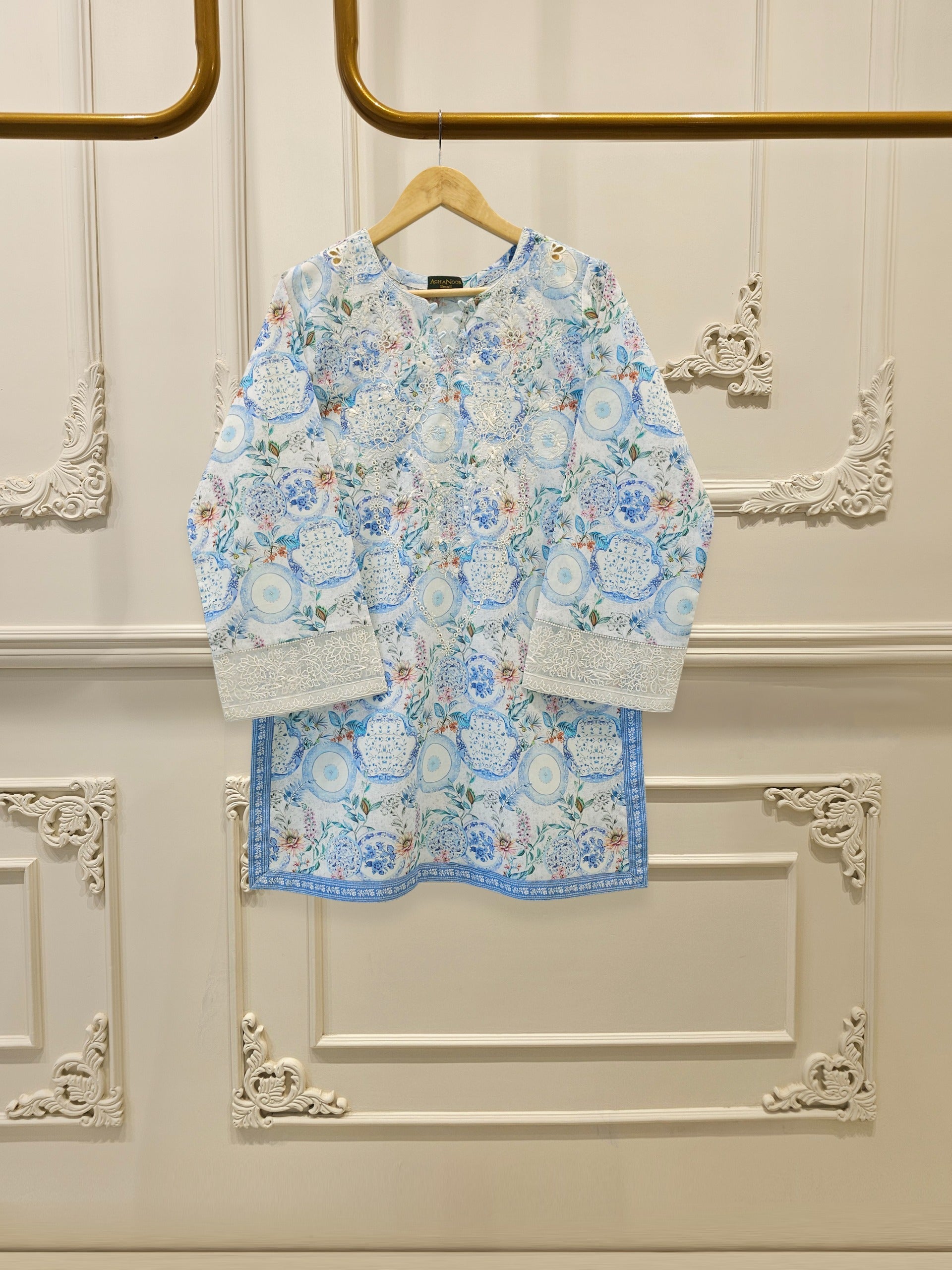 2 Piece - Digital Printed Embroidered Lawn Suit S112342