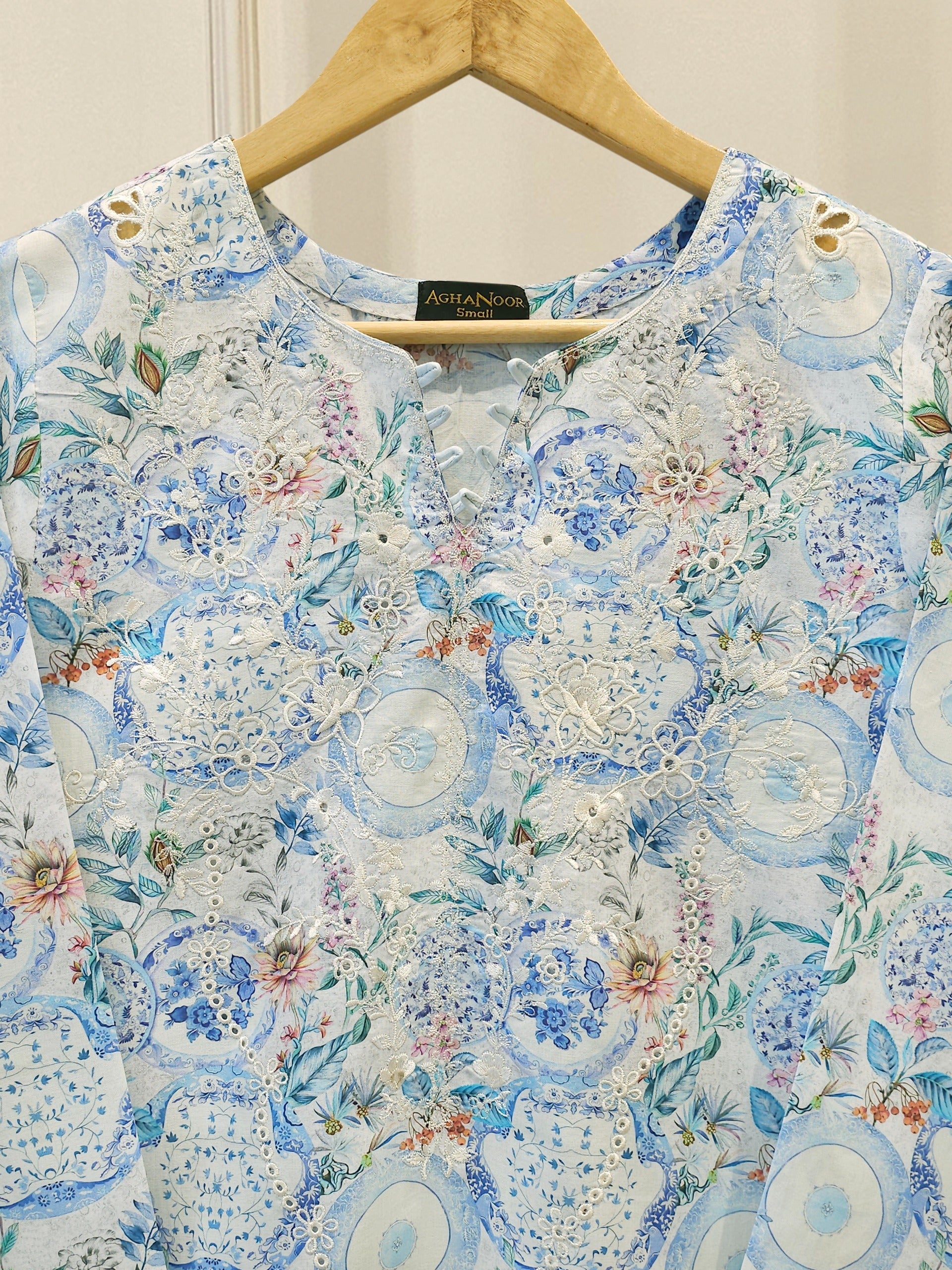 2 Piece - Digital Printed Embroidered Lawn Suit S112342