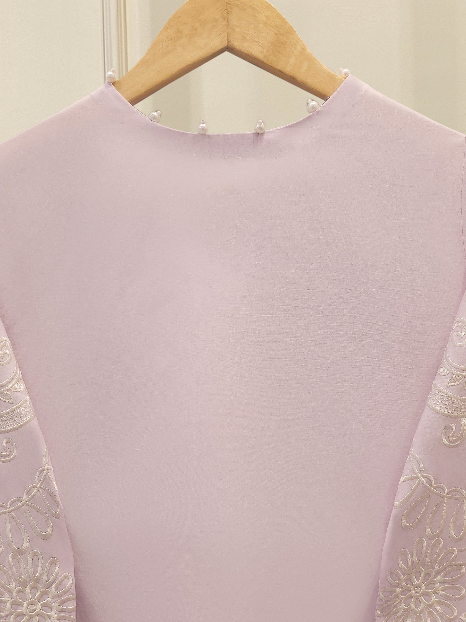 2 Piece - Embroidered Cambric Suit S112414