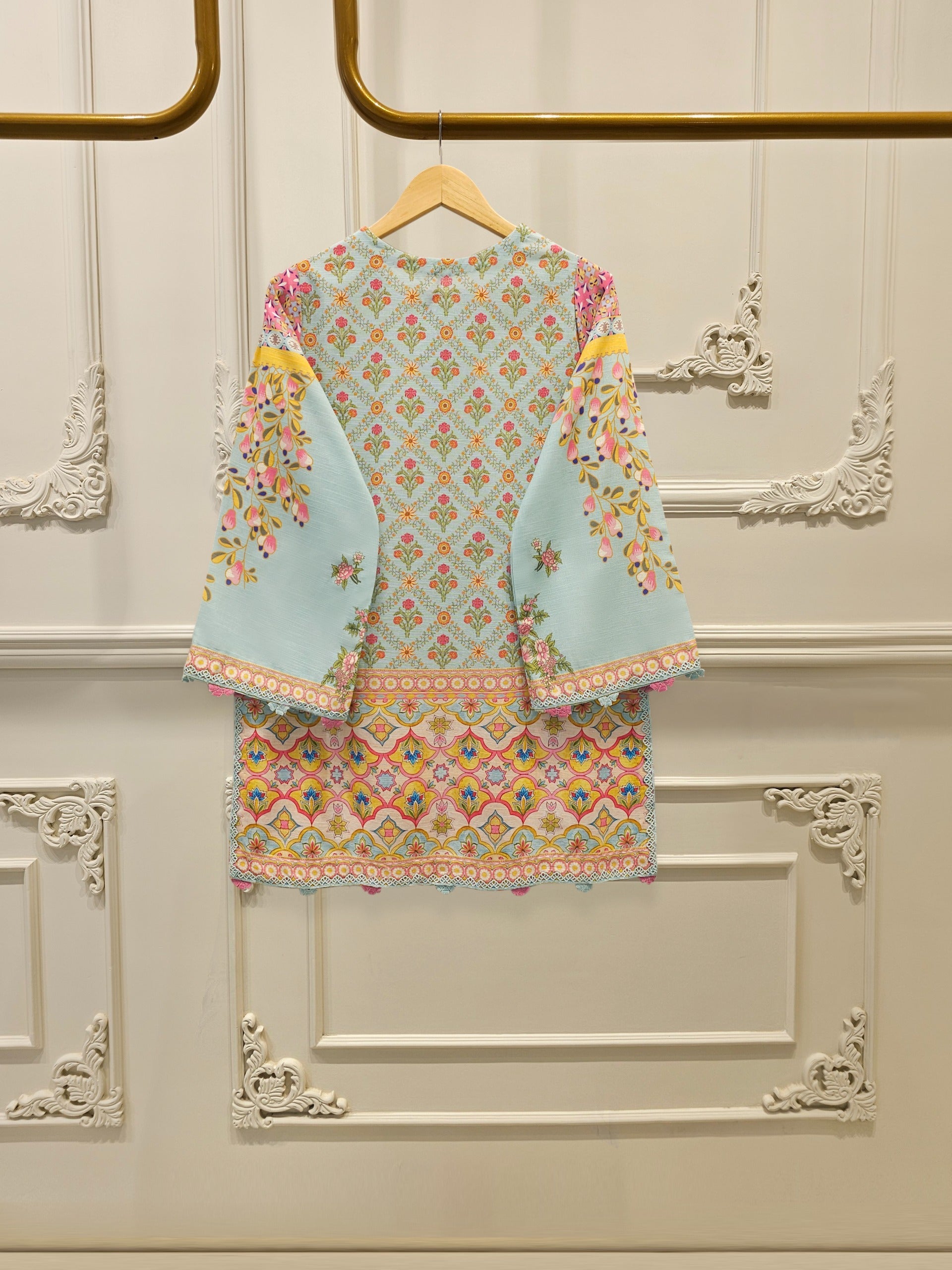 2 Piece - Digital Printed Khaddar Suit S112480