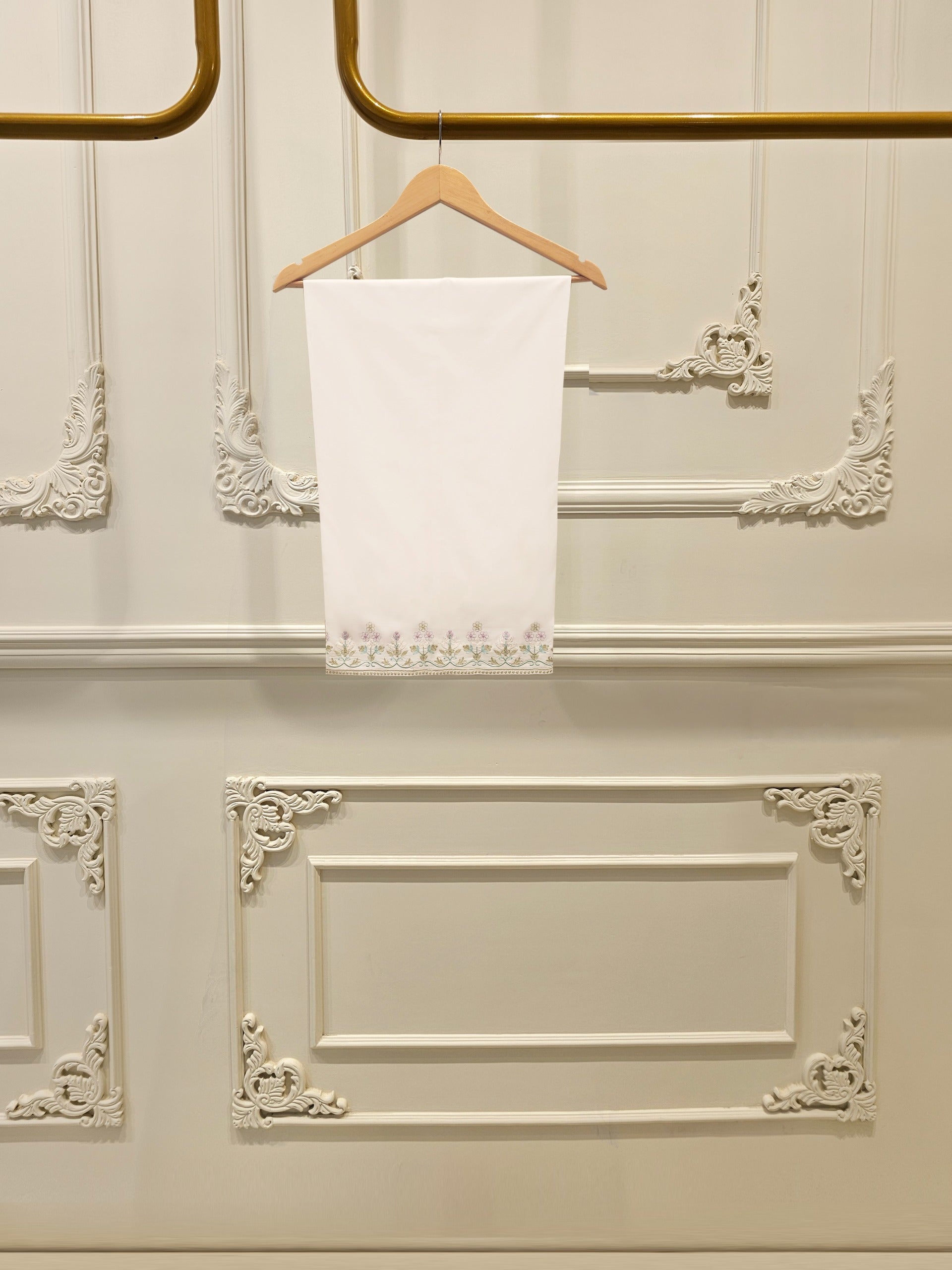 2 Piece - Embroidered Cambric Suit S112484