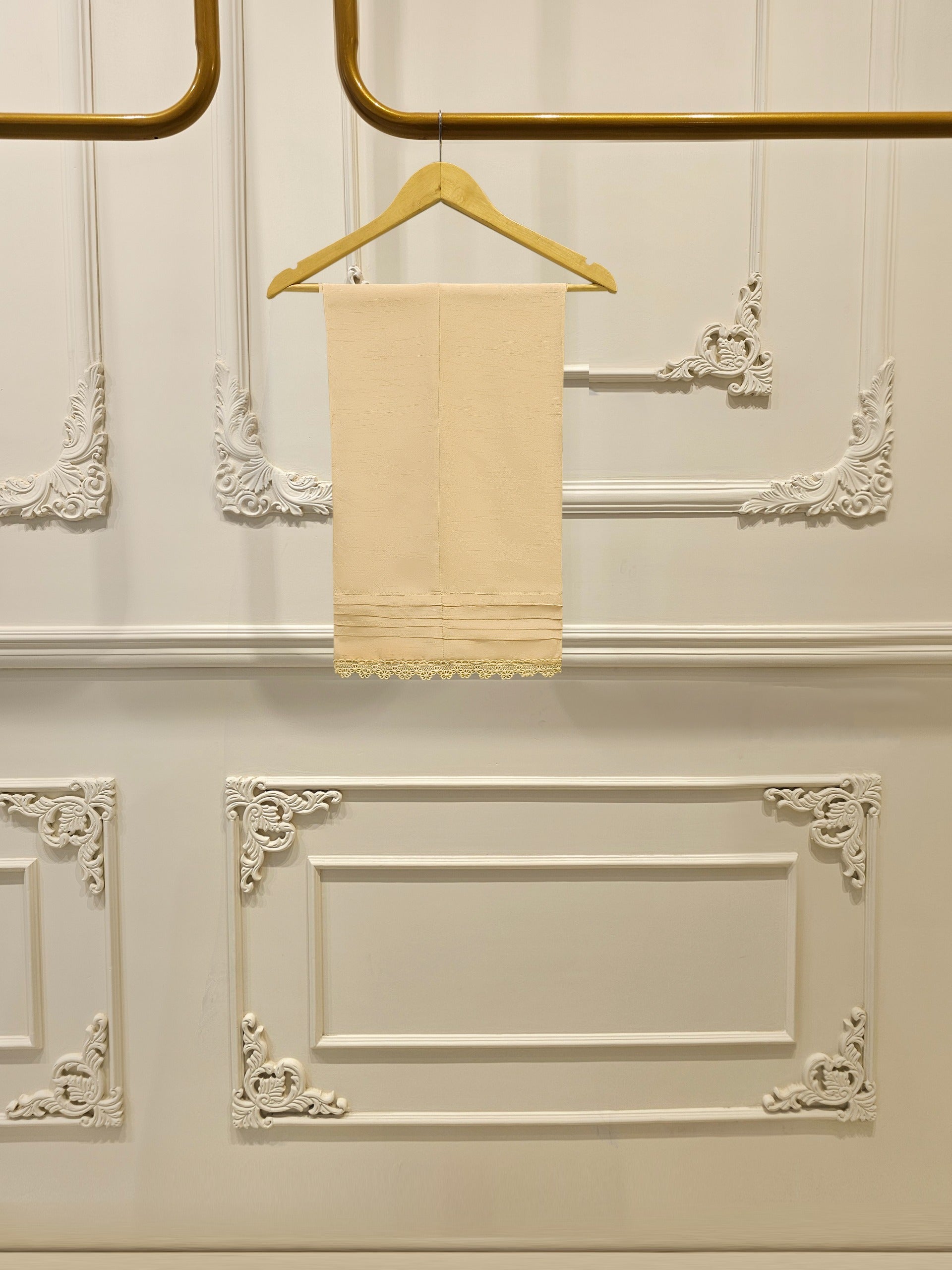 3 Piece - Pure Embroidered Printed Cotton Net Suit S112502