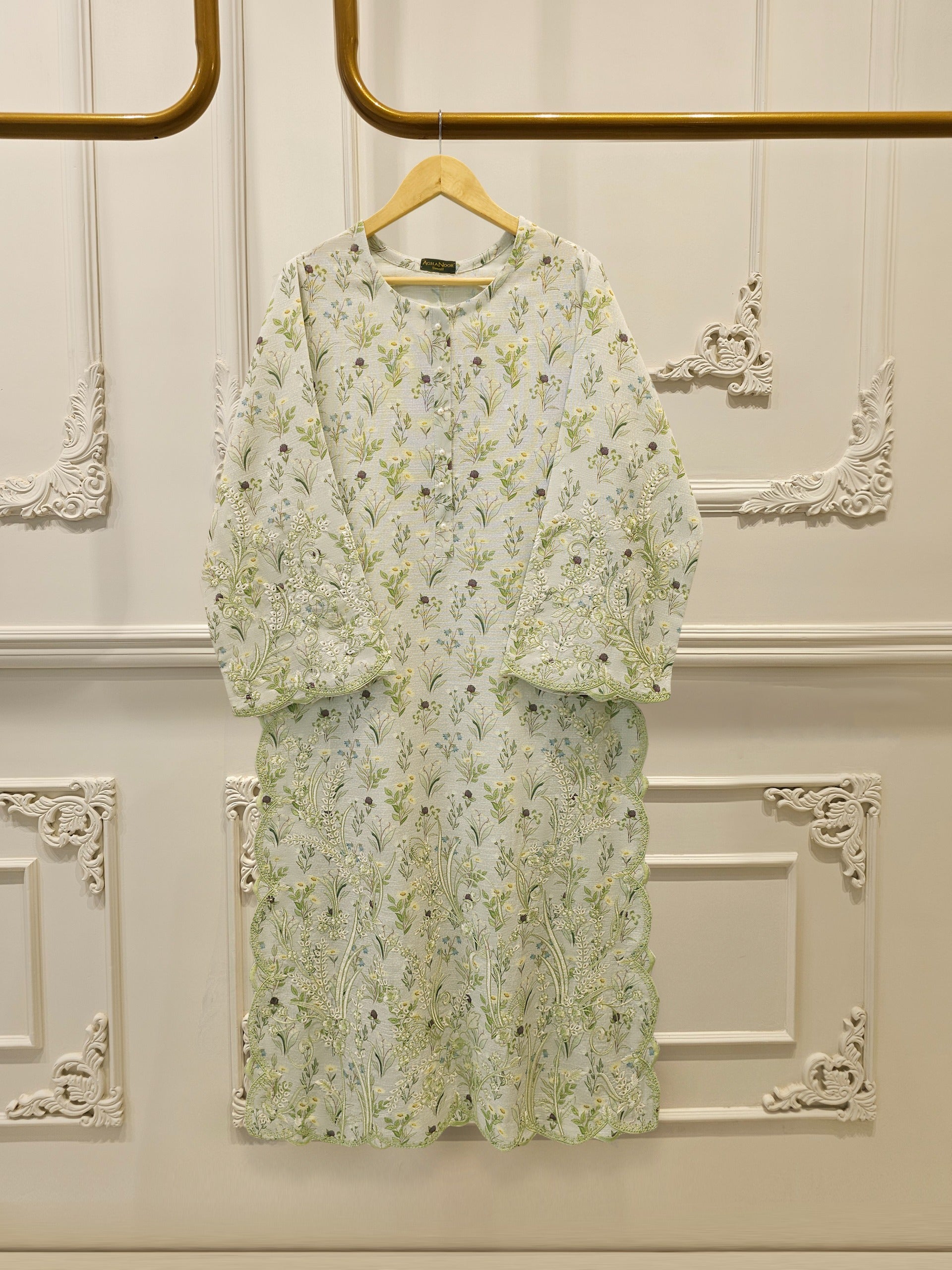 2 Piece - Digital Printed  Khaddar Suit S112564