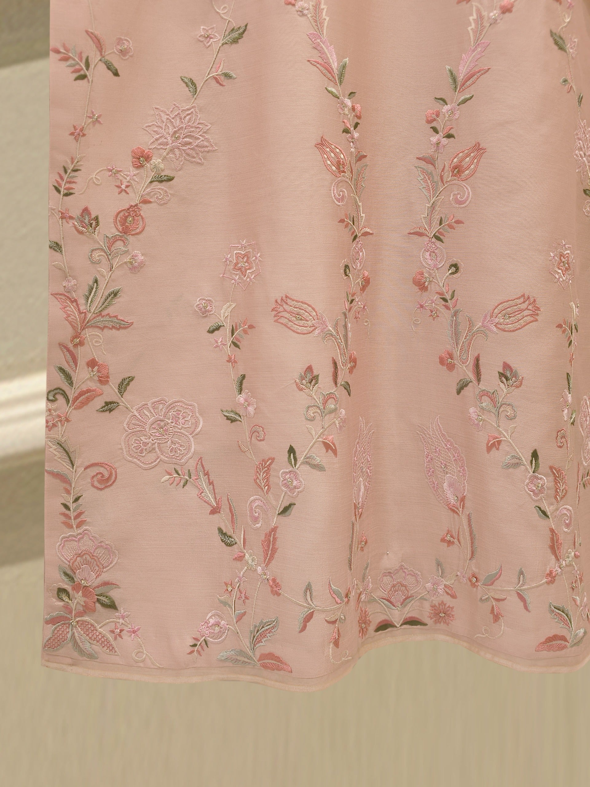 3 Piece- Pure Khaddi Silk Embroidered Suit S112678