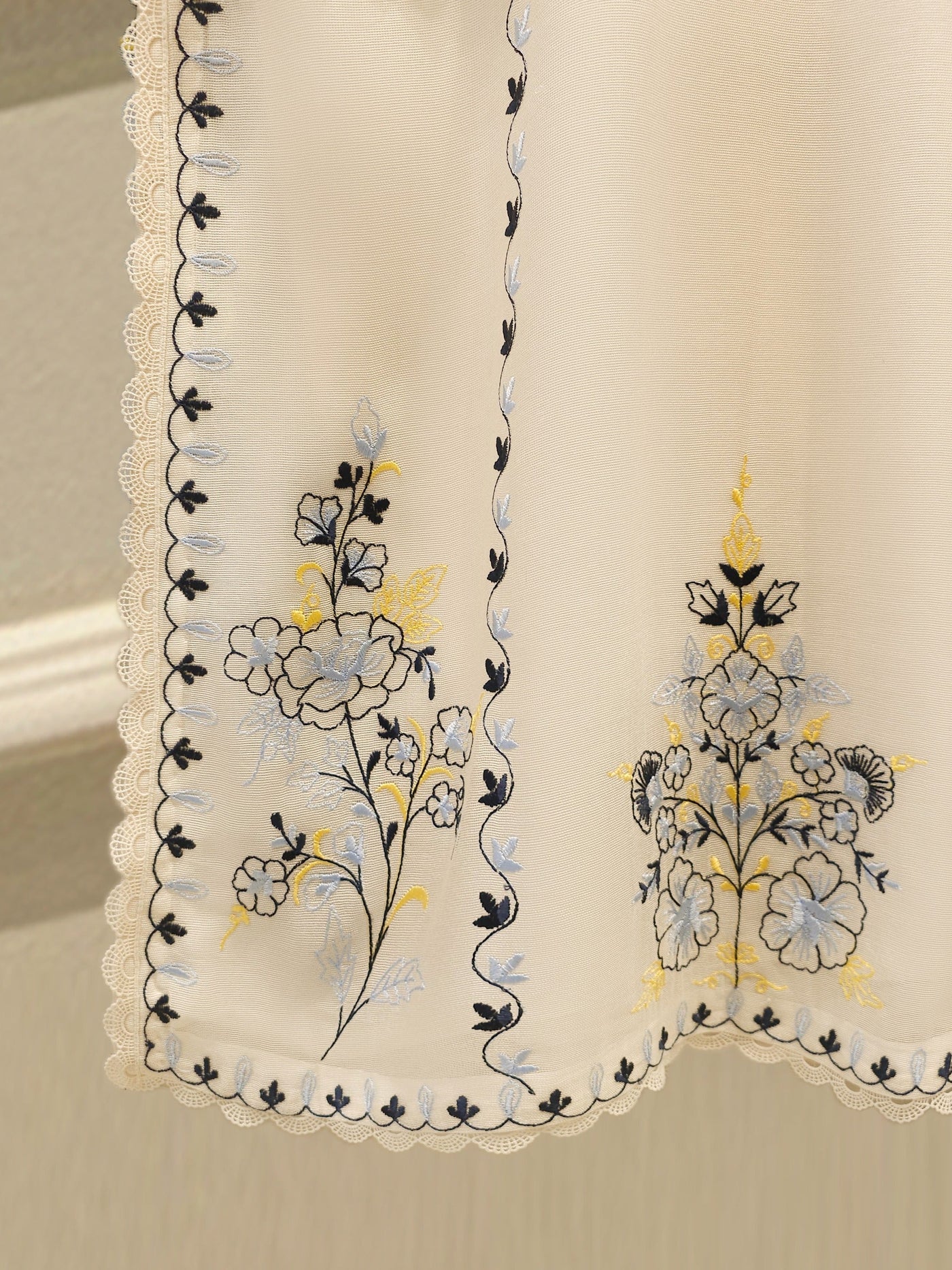 3 Piece - Pure Embroidered Cotton Net Suit S112778