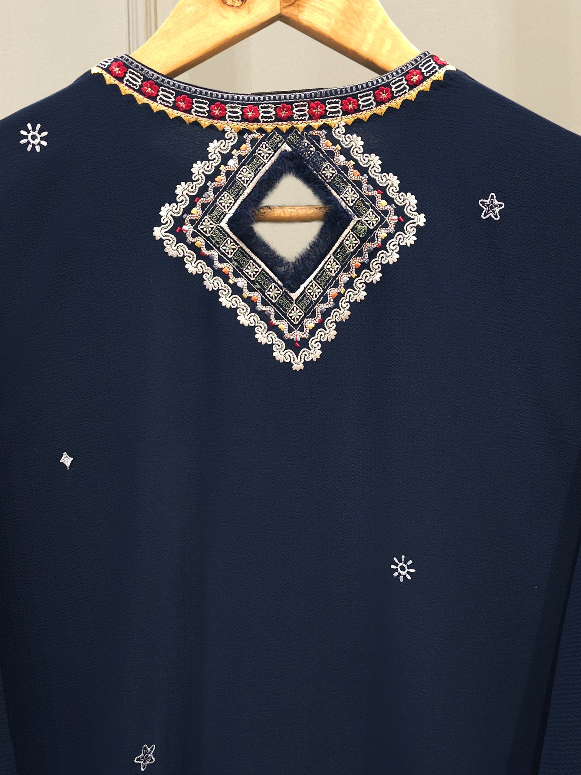 Embroidered Georgette Shirt WS00226