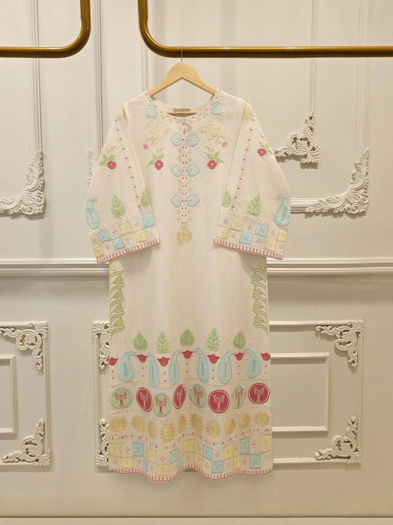 Embroidered Jacquard Shirt Ws00202
