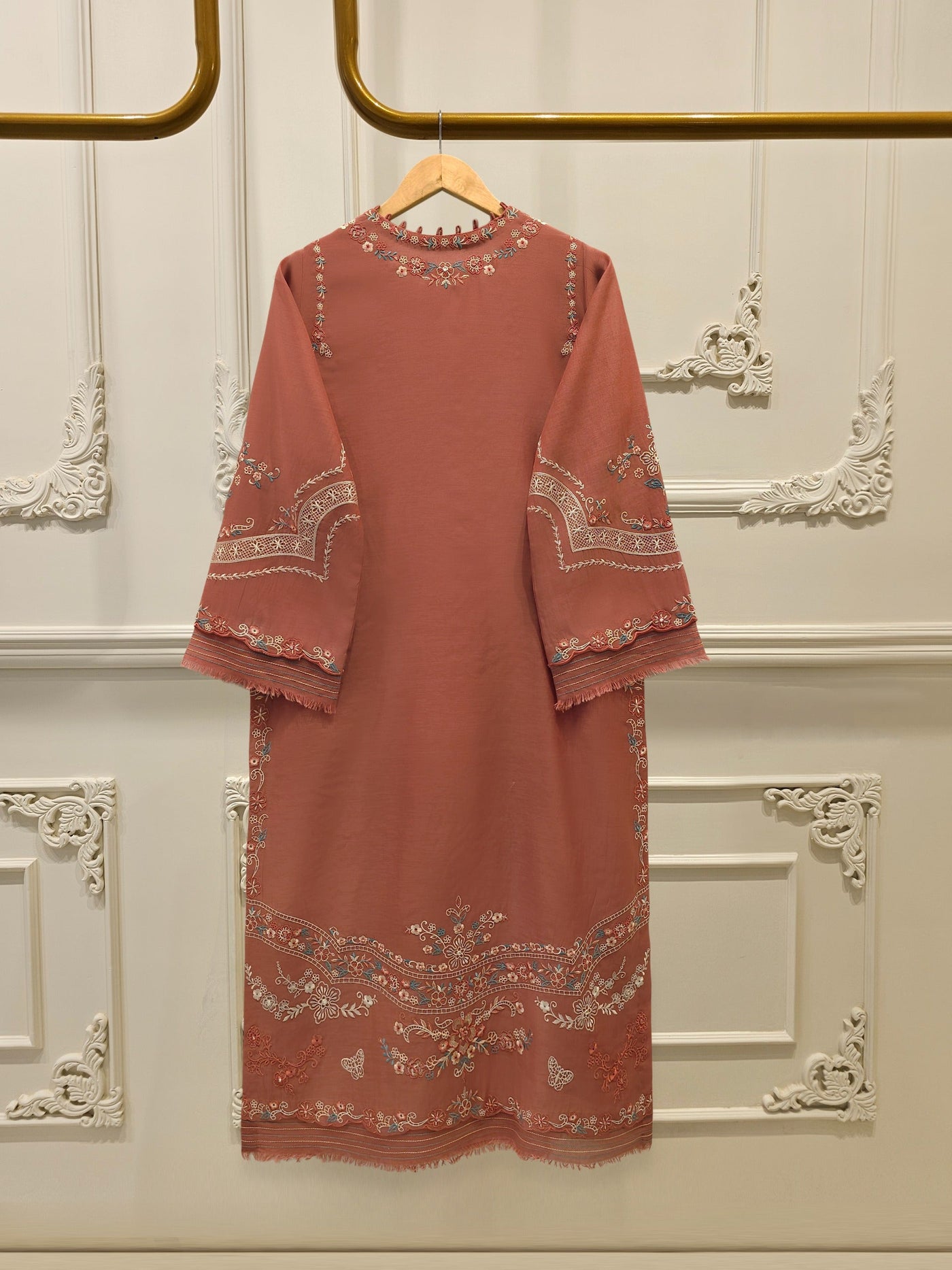 3 Piece - Embroidered Kora Cotton Suit S112800