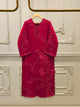 2 Piece - Pure Organza Embroidered Suit S112839