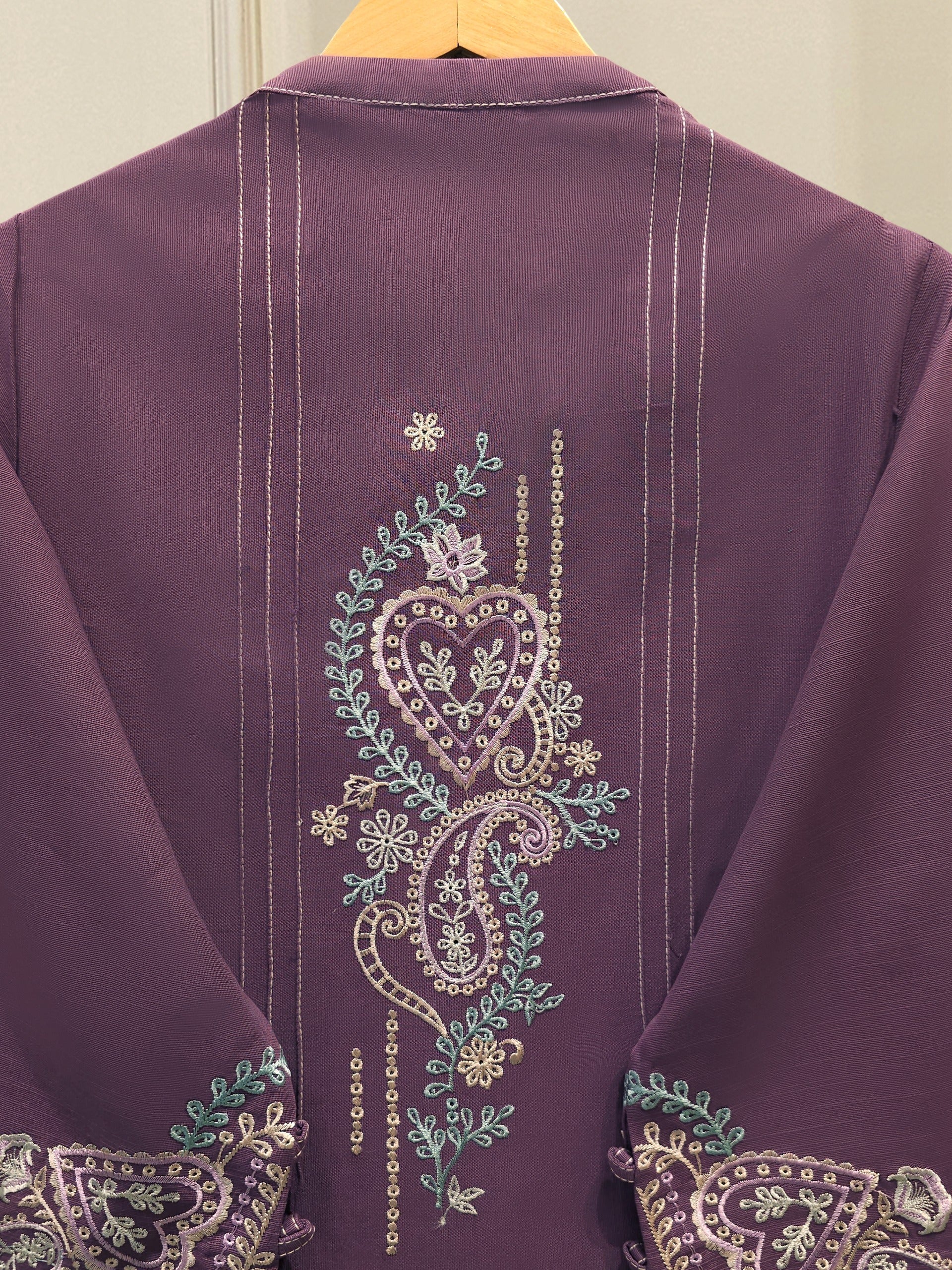 2-PIECE Embroidered Khaddar Shirt WS00210