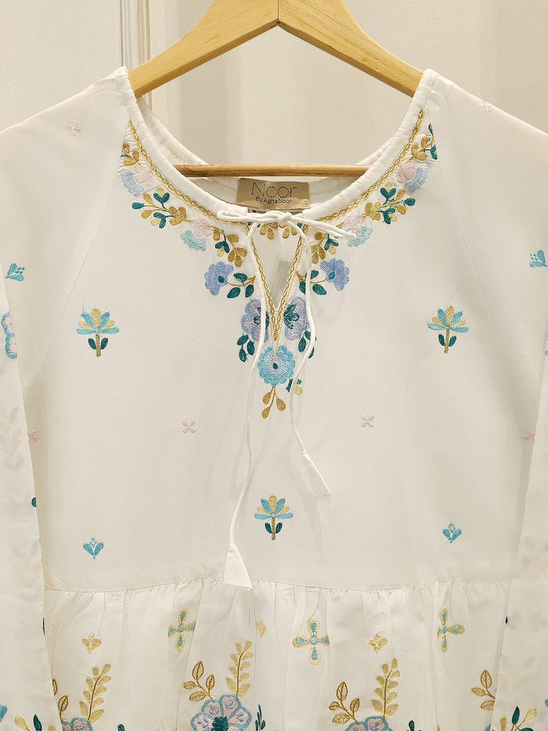 Embroidered Cambric Shirt Ws00208