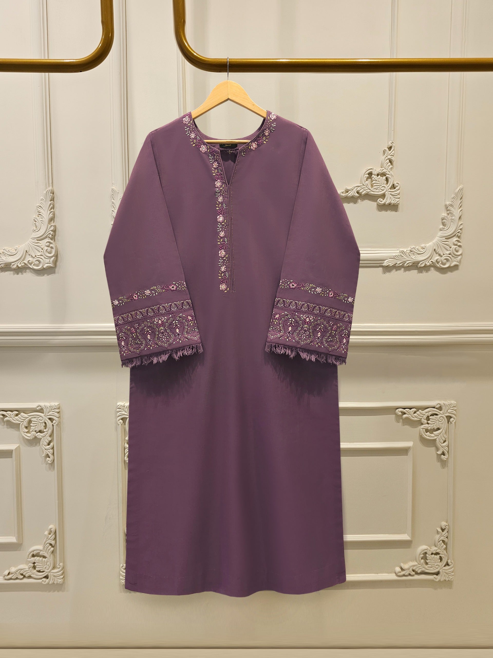 2 Piece - Embroidered  Khaddar Suit S112930