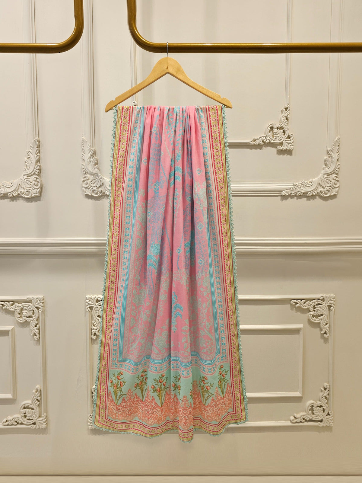 3 Piece - Digital Printed Embroidered Cambric Suit S112966