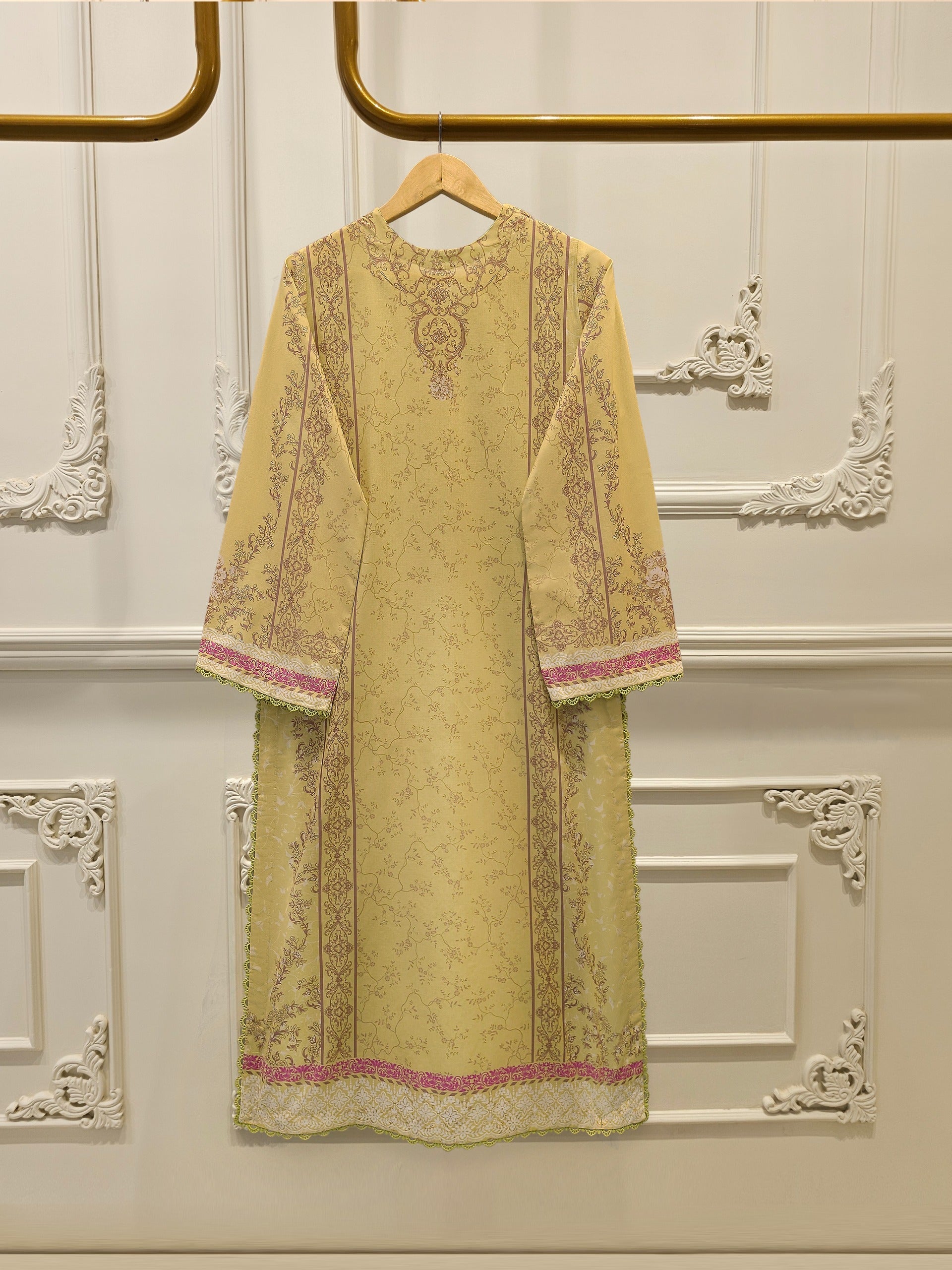 3 Piece - Digital Printed Cambric Suit S112979