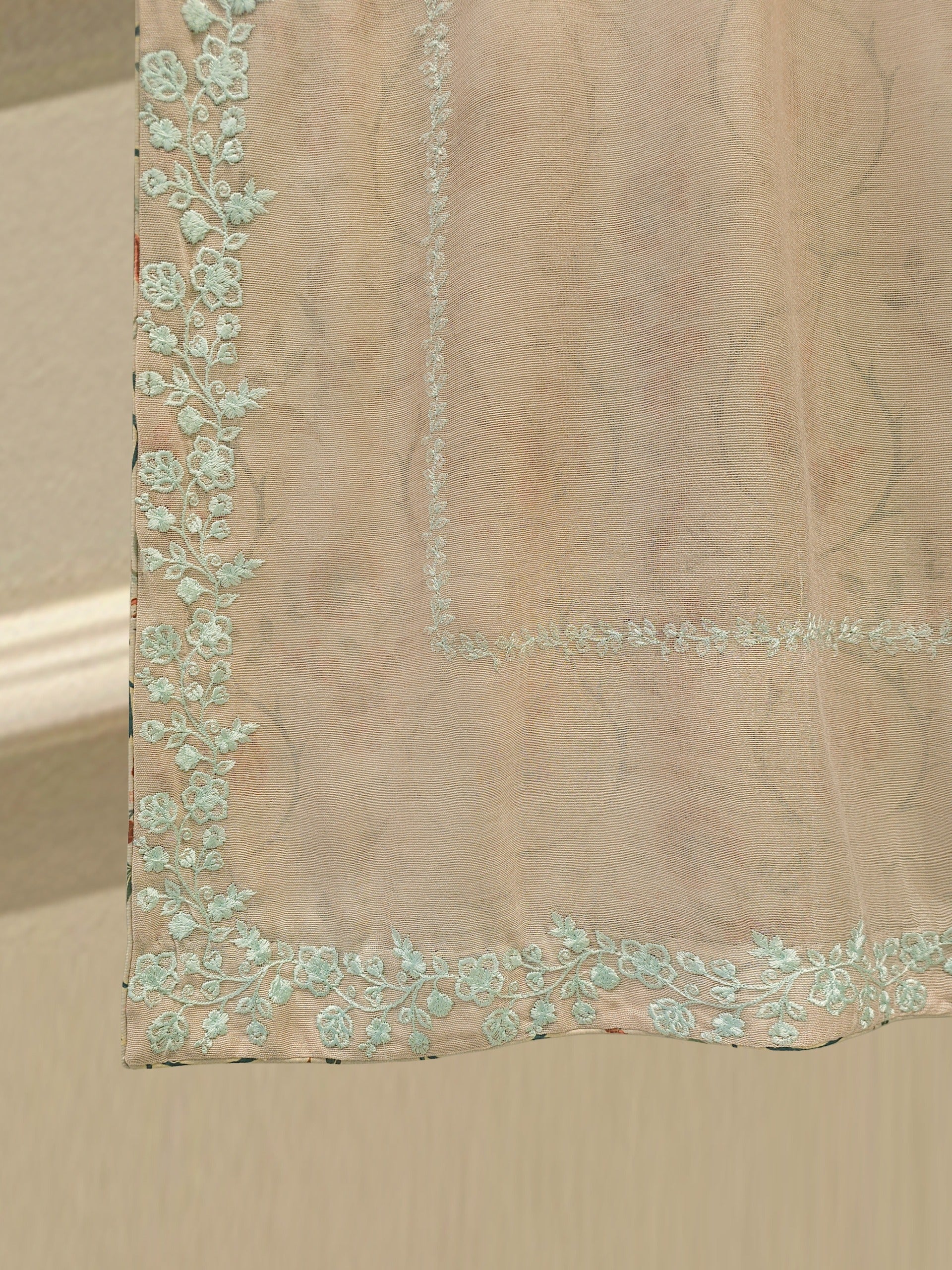 3 Piece - Pure Embroidered Cotton Net Suit S112976