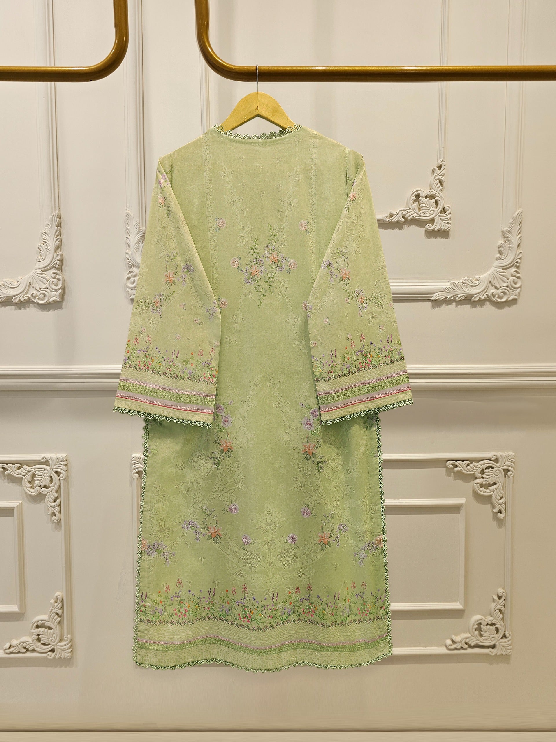 3 Piece - Digital Printed Cambric Suit S112983