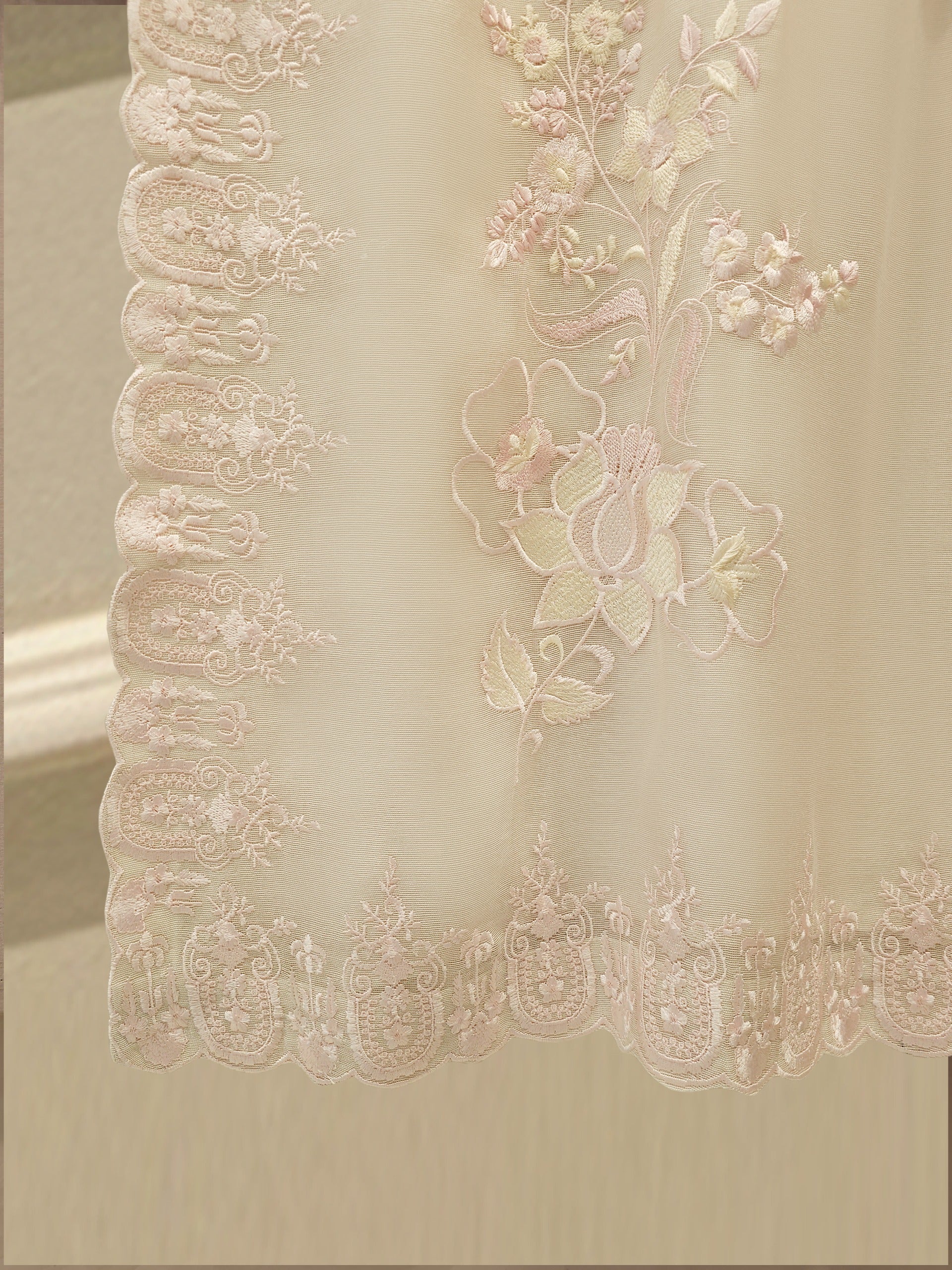 3 Piece - Pure Embroidered Cotton Net Suit S113079