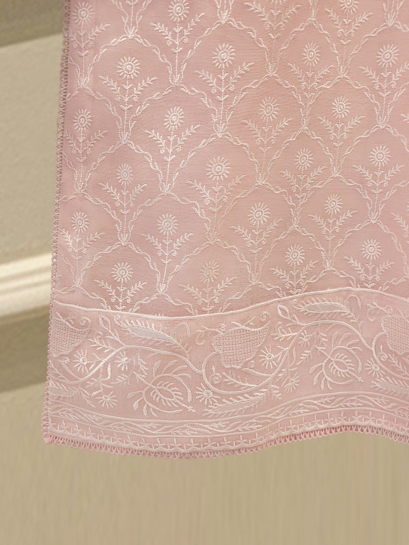 3 Piece - Pure Embroidered Cotton Net Suit S113118