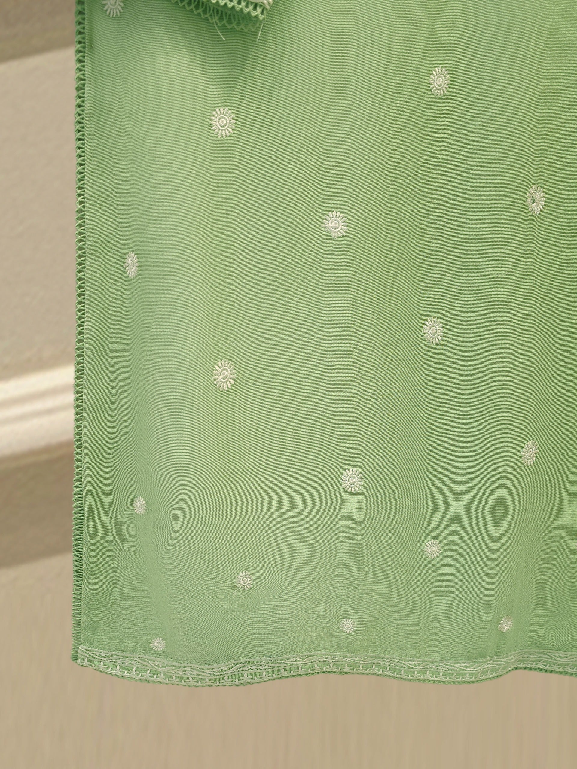 3 Piece - Pure Embroidered Cotton Net Suit S113241